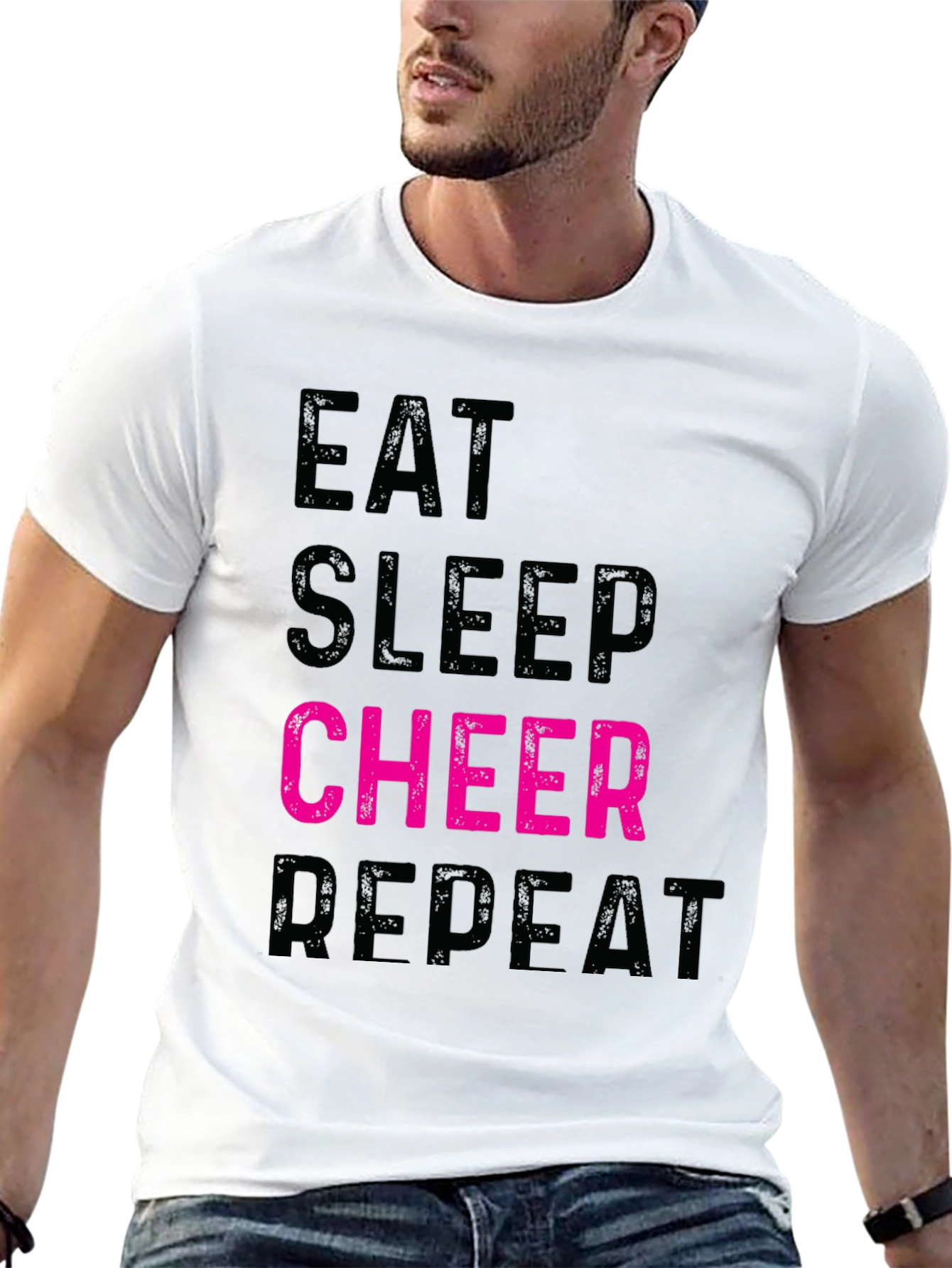 Eat Sleep Cheer Repeat T-Shirt