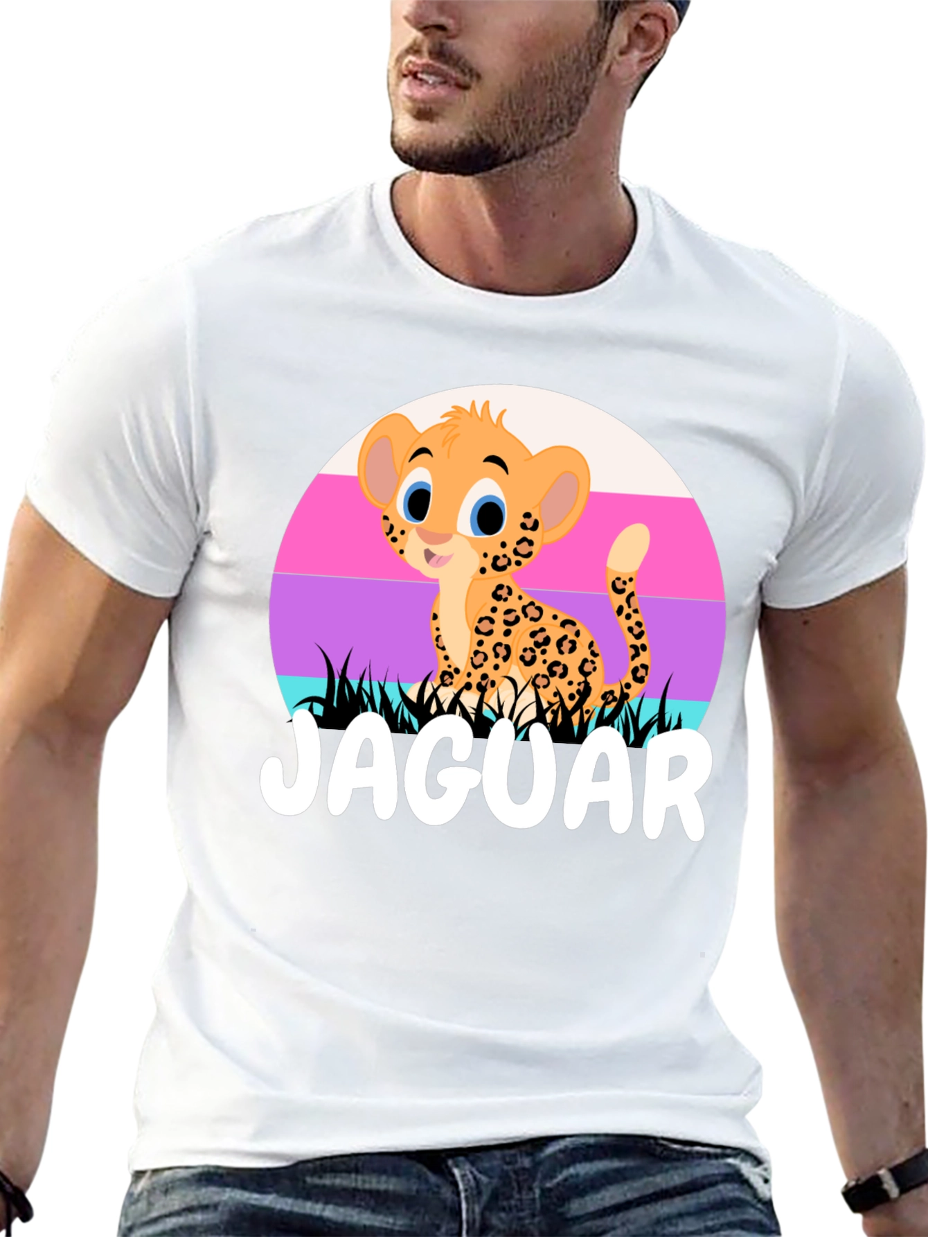 Cute Jaguar Cub T-Shirt - Cartoon Design