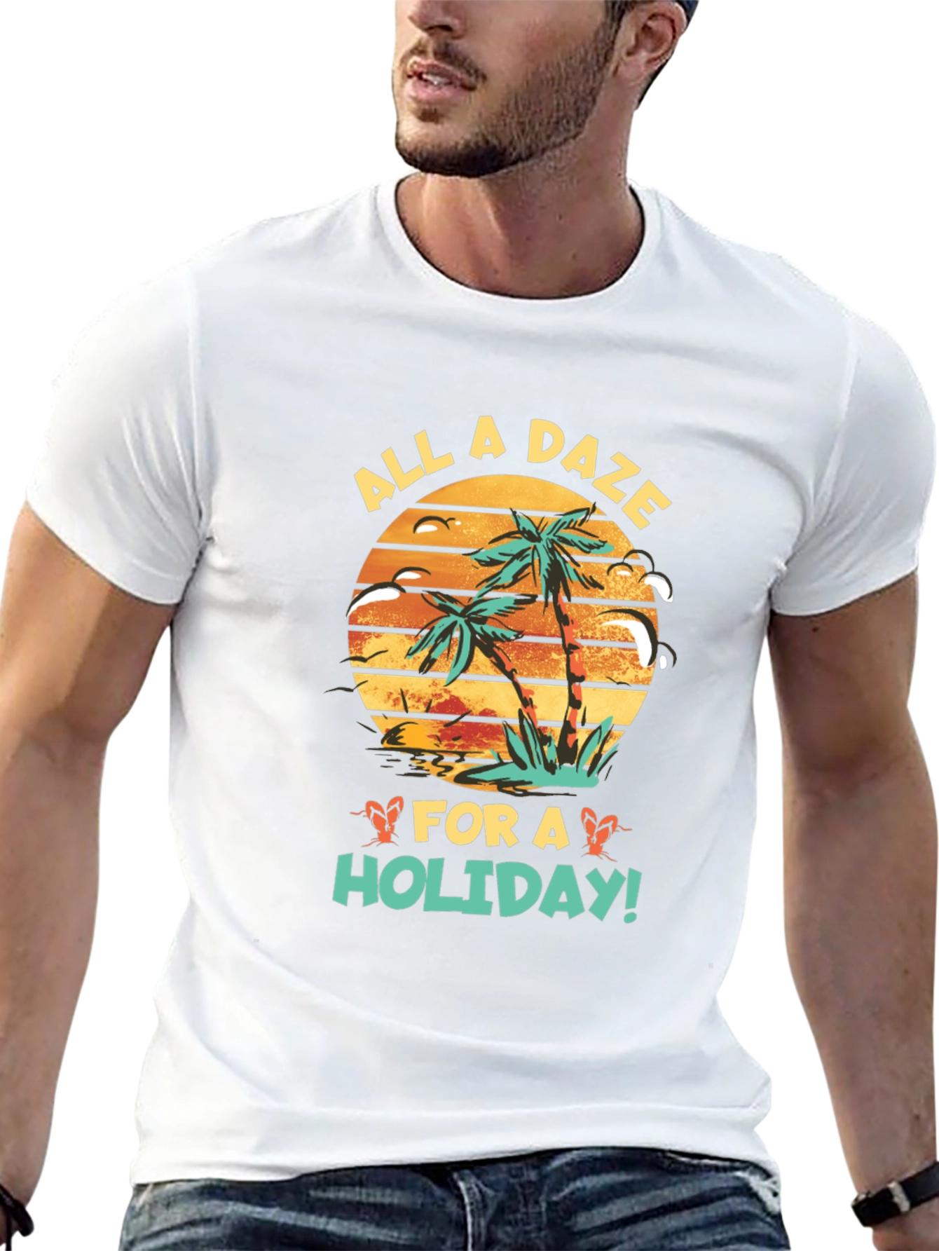 All a Daze for a Holiday Black T-Shirt