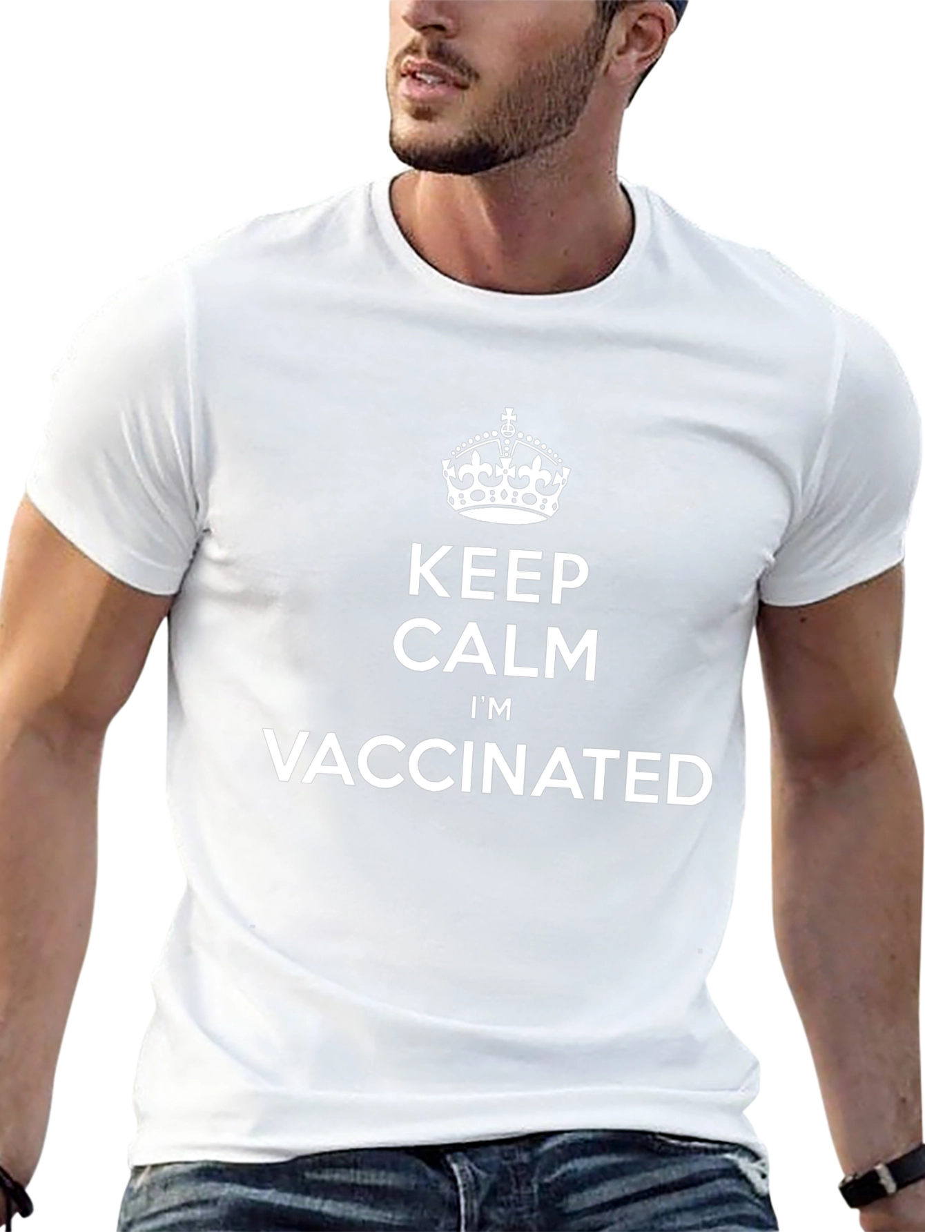 Keep Calm Im Vaccinated T-Shirt