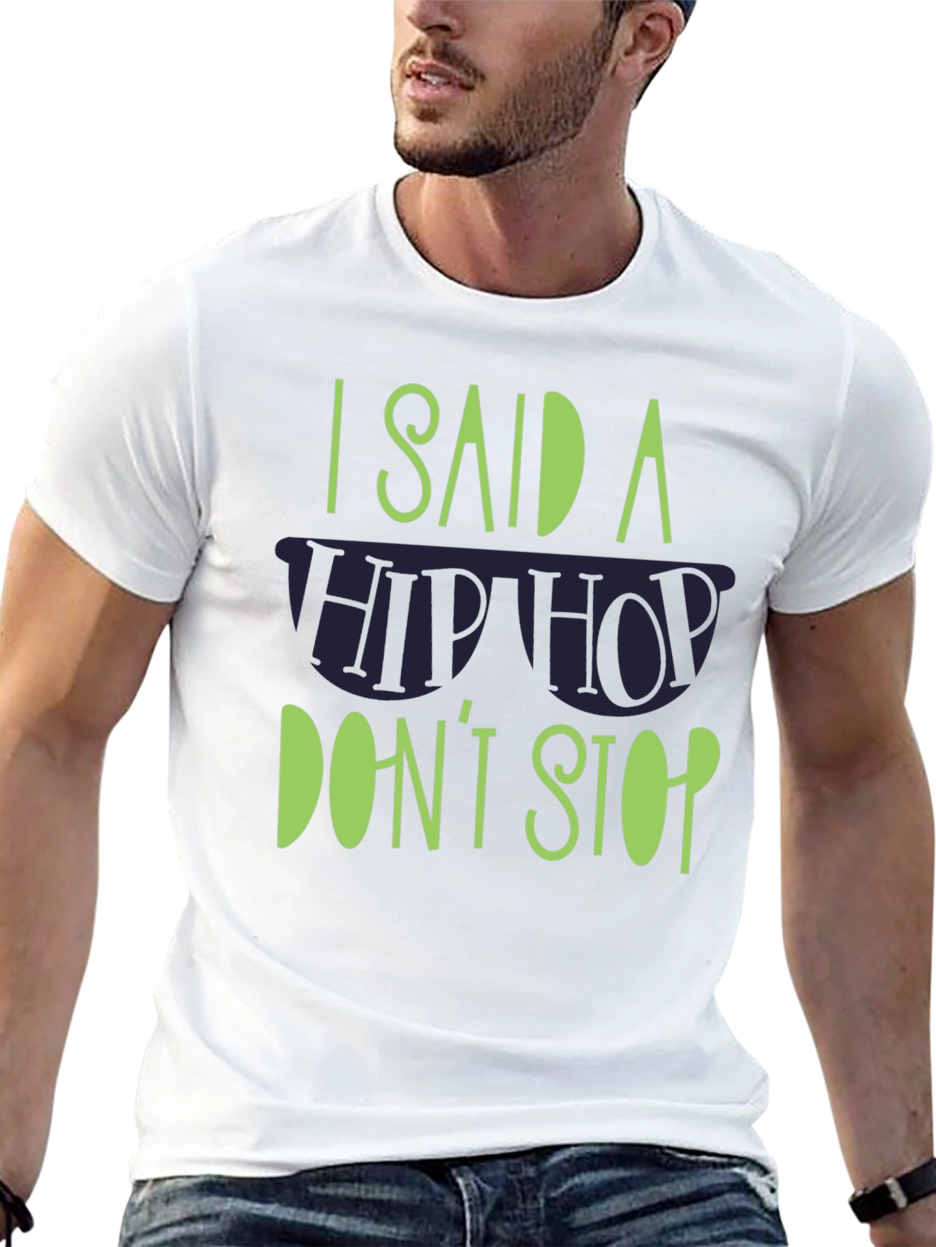 Hip Hop Dont Stop Graphic T-Shirt