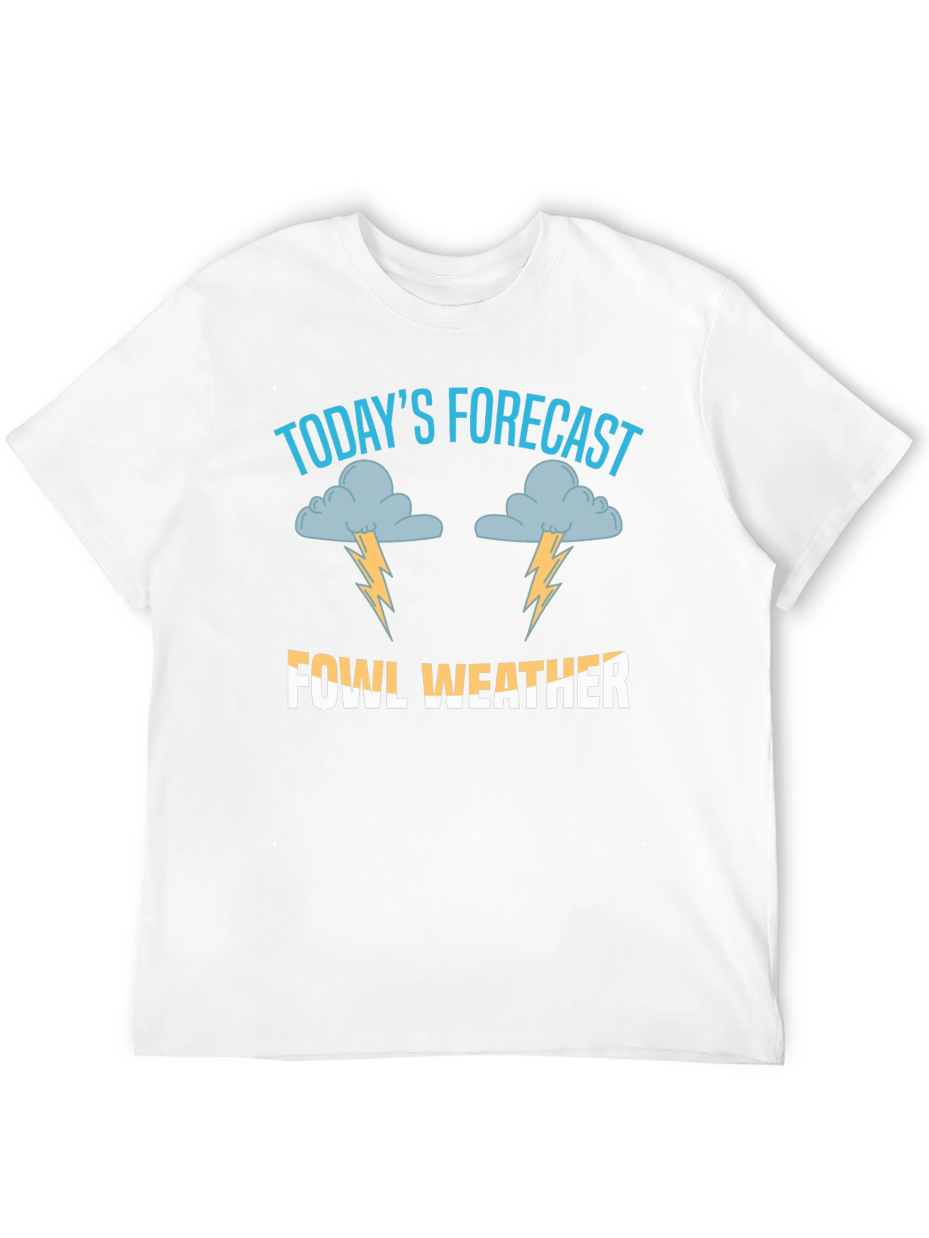 Fowl Weather T-Shirt - Funny Weather Forecast Tee