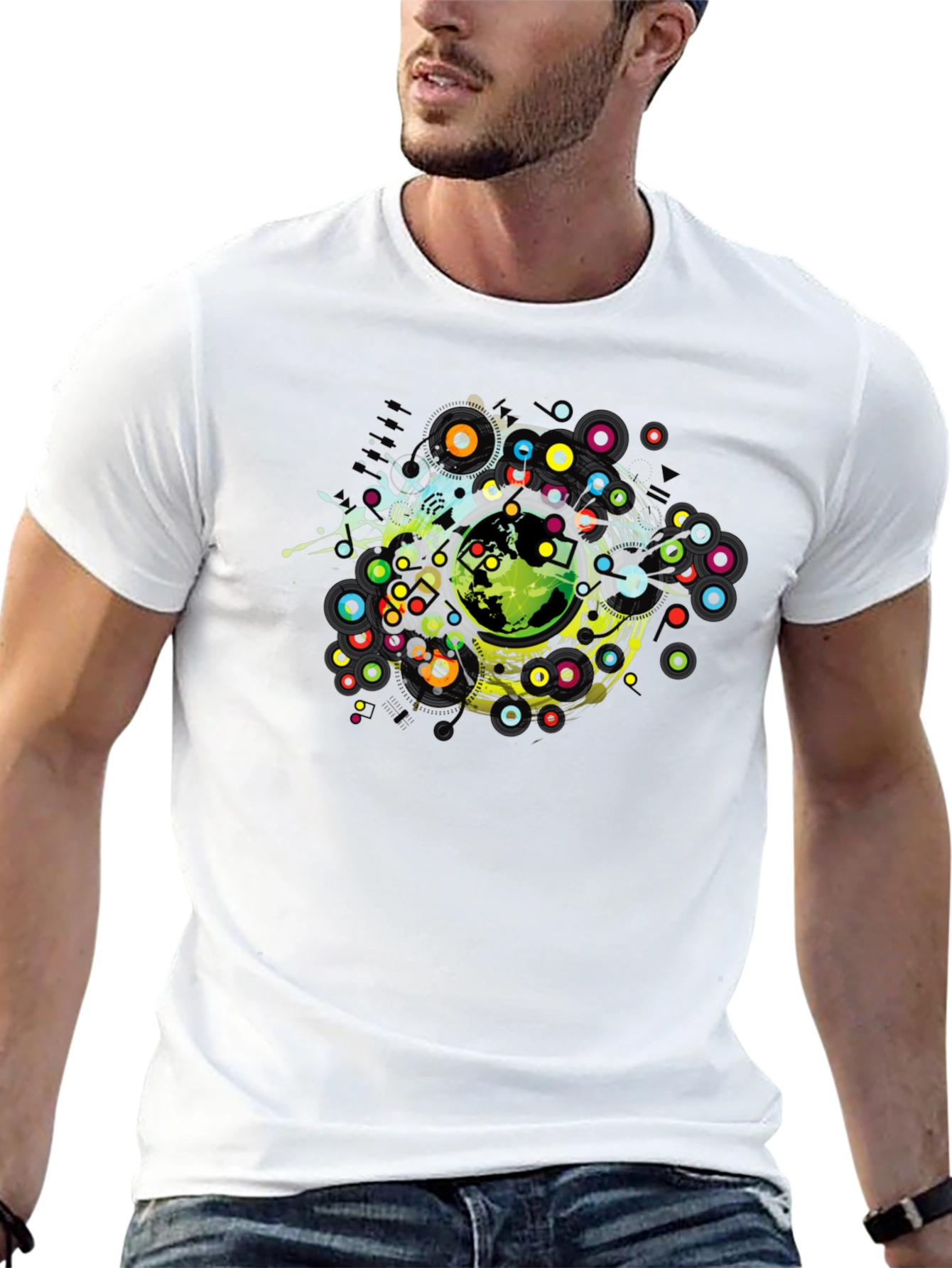 Earth Vibe T-Shirt - Graphic Print