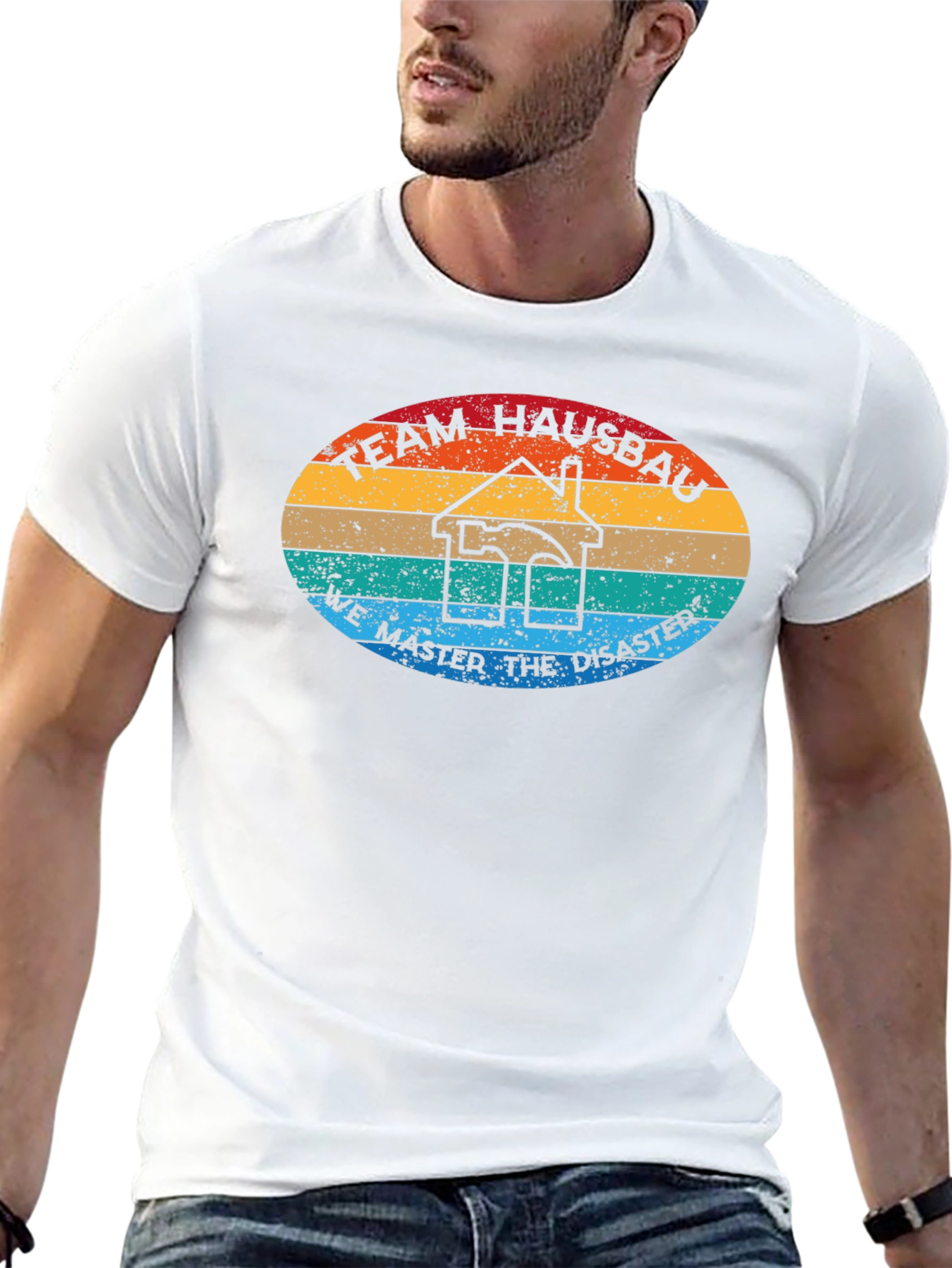 Team Hausbau T-Shirt - We Master the Disaster