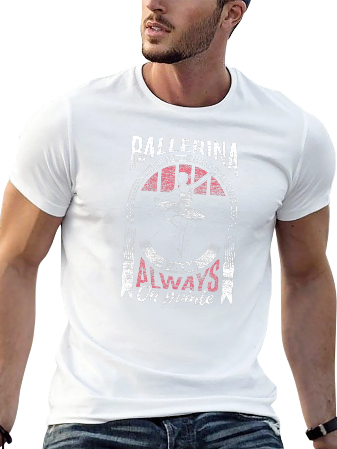 Ballerina Always On Pointe Black T-Shirt