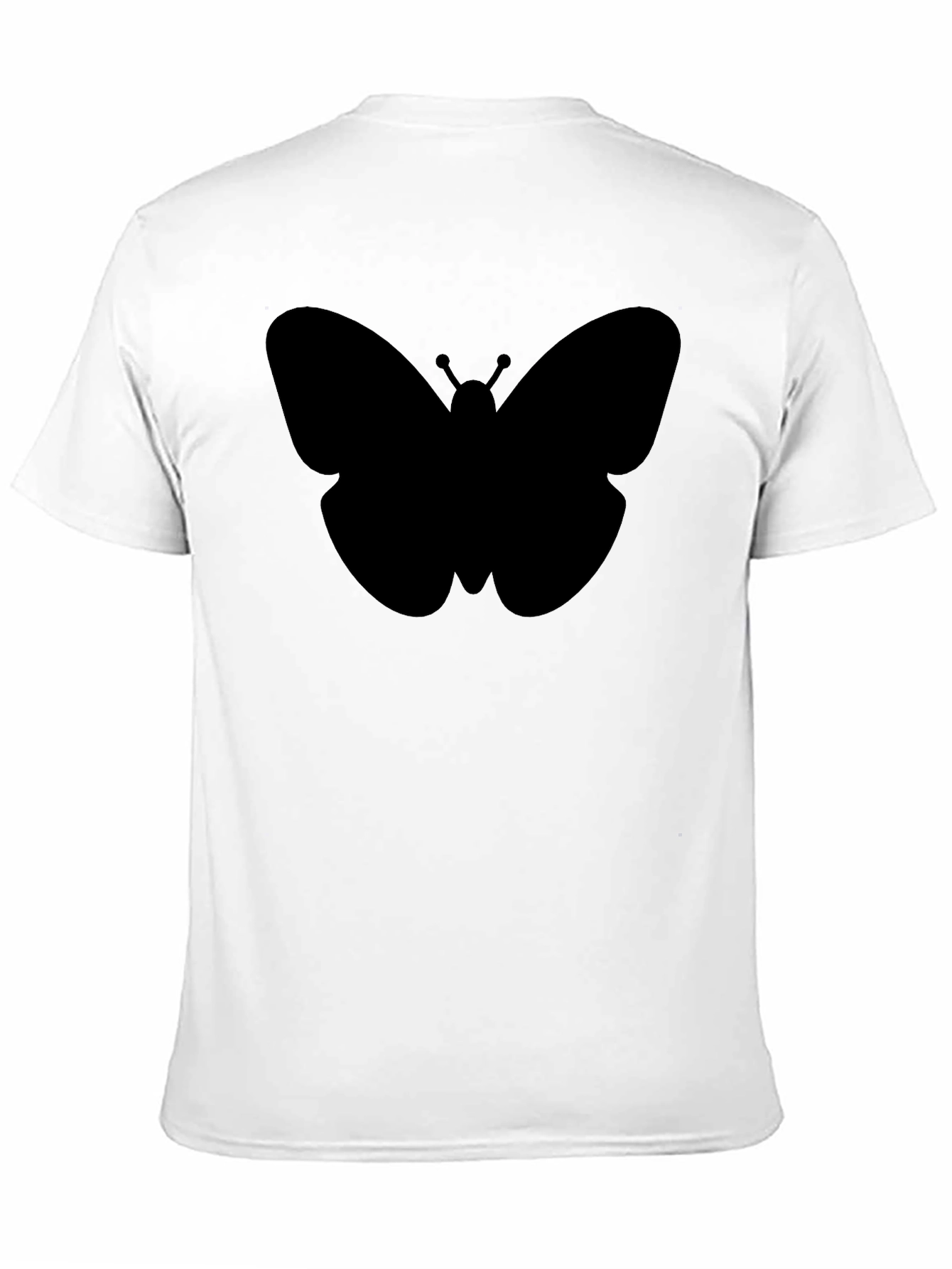 Butterfly Graphic Tee - Modern Black T-Shirt