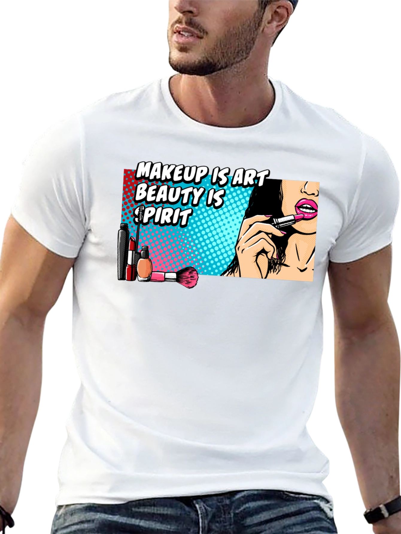 Makeup is Art T-Shirt - Beauty Spirit Tee
