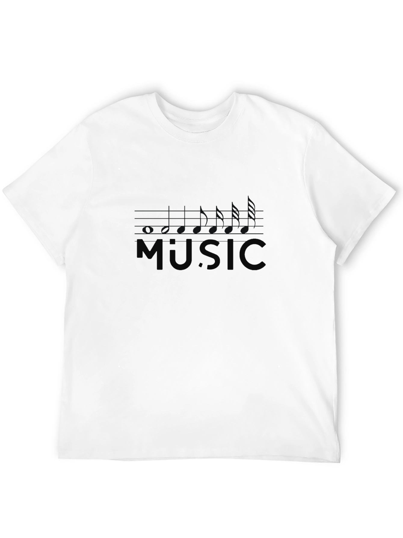 Black Music T-Shirt - Classic Style