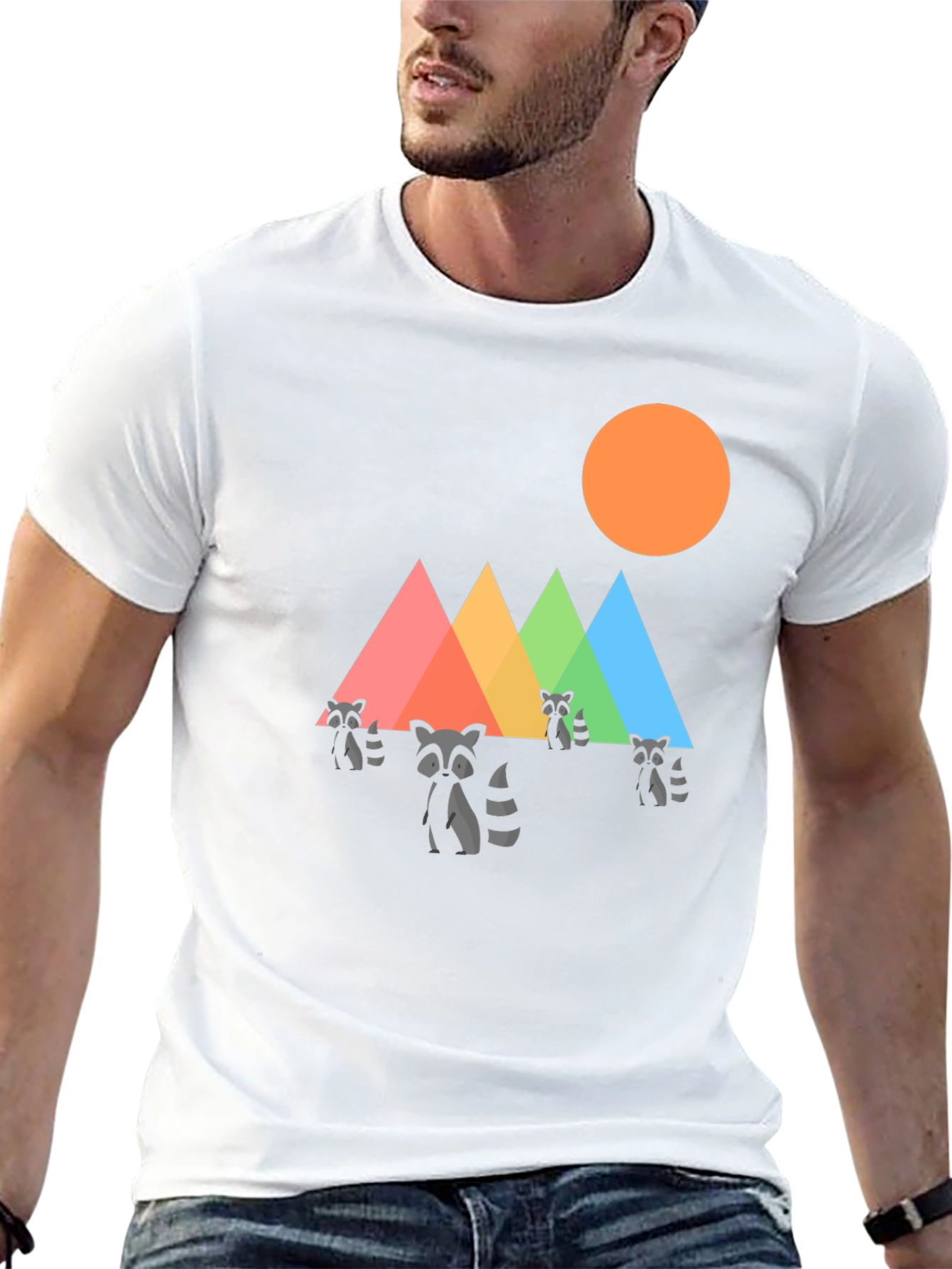 Raccoon Mountain Graphic Tee - Black T-Shirt