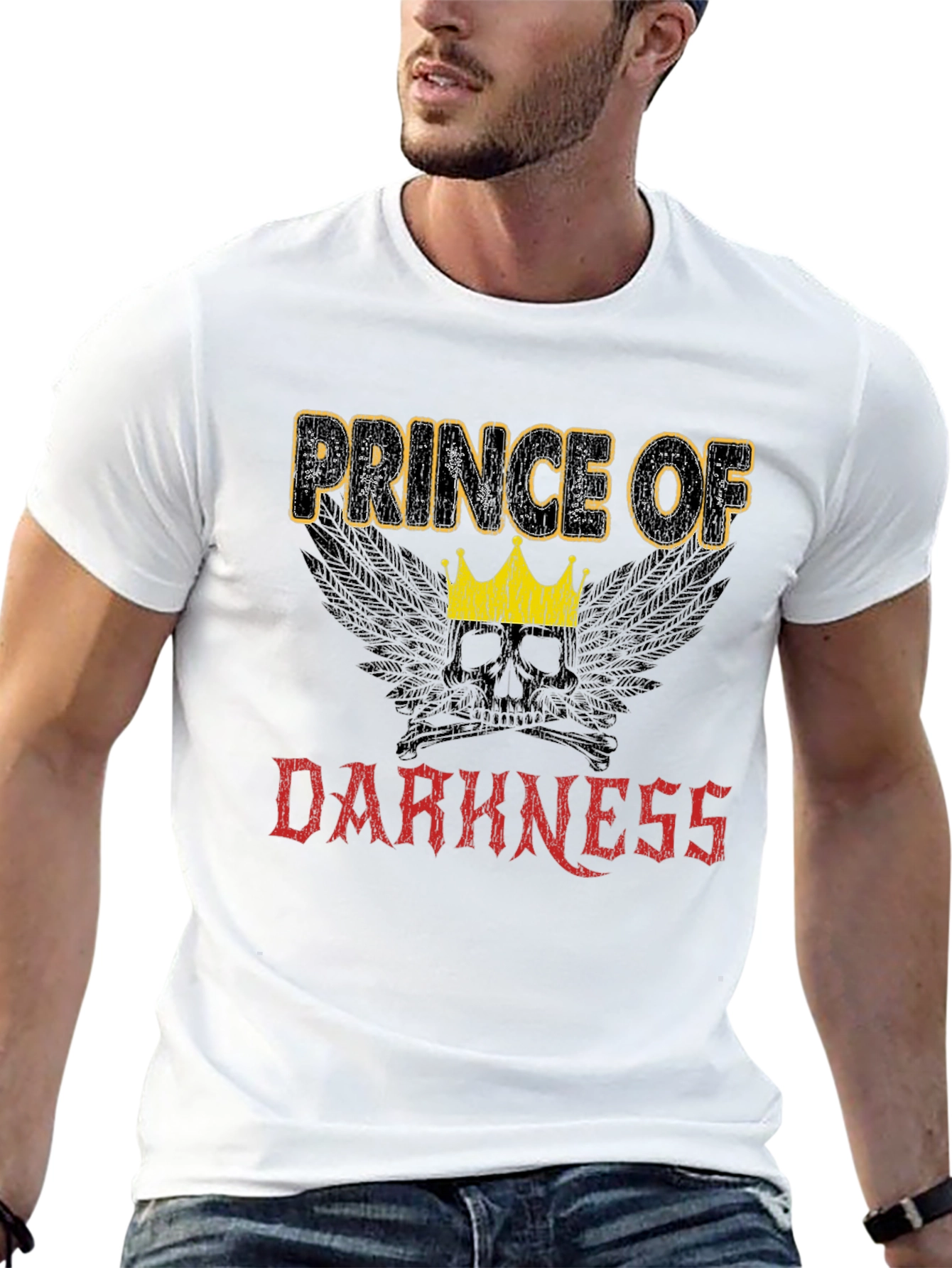 Prince of Darkness Black Graphic Tee