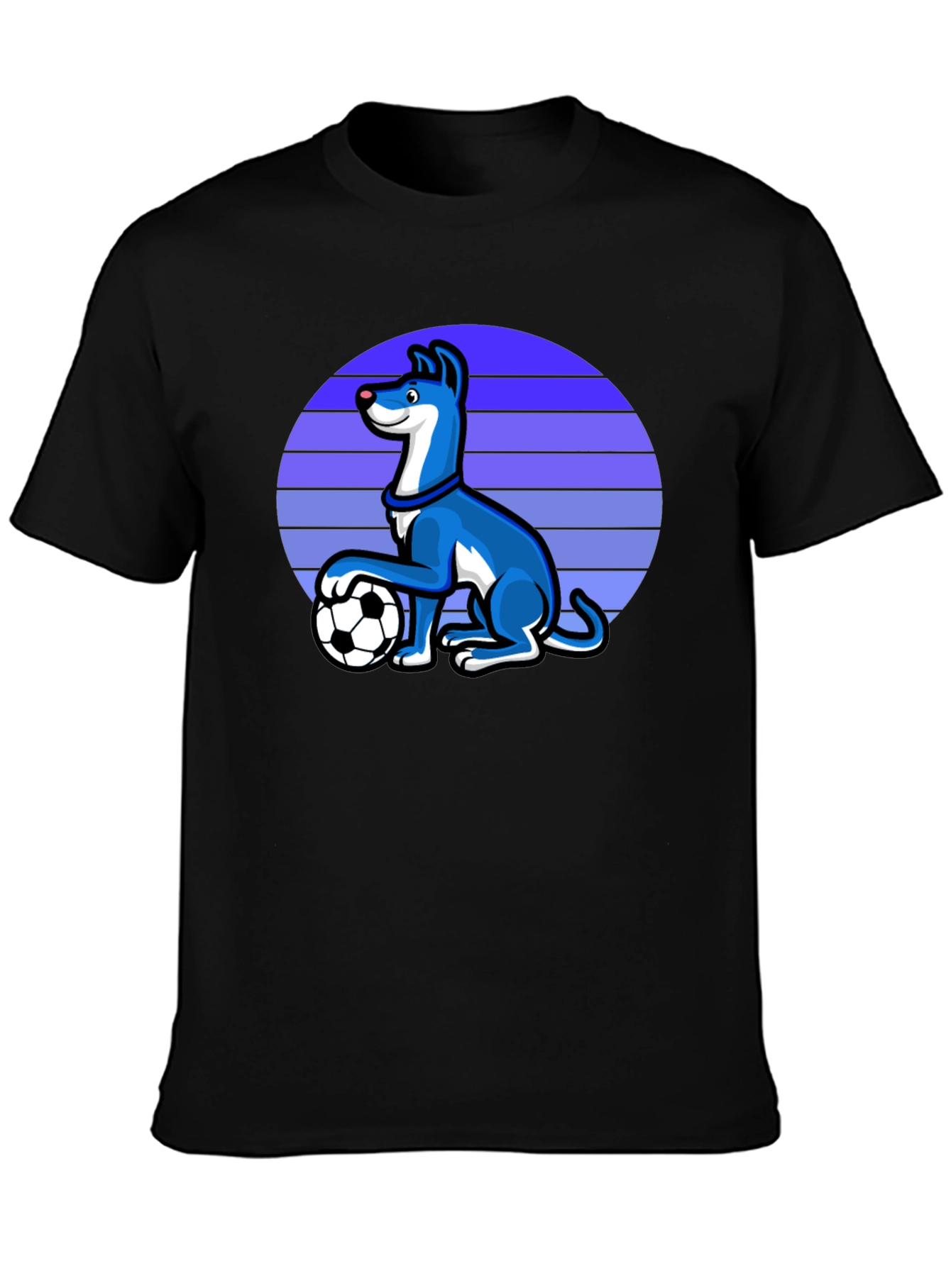 Soccer Dog Graphic T-Shirt – Fun Sports Dog Lover Tee
