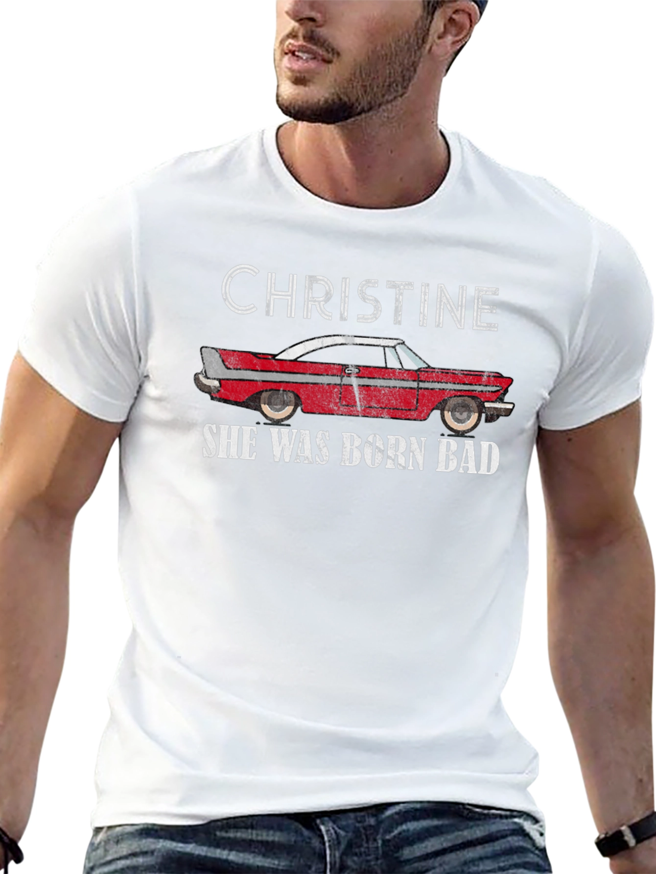 Christine She Was Born Bad Graphic T-Shirt