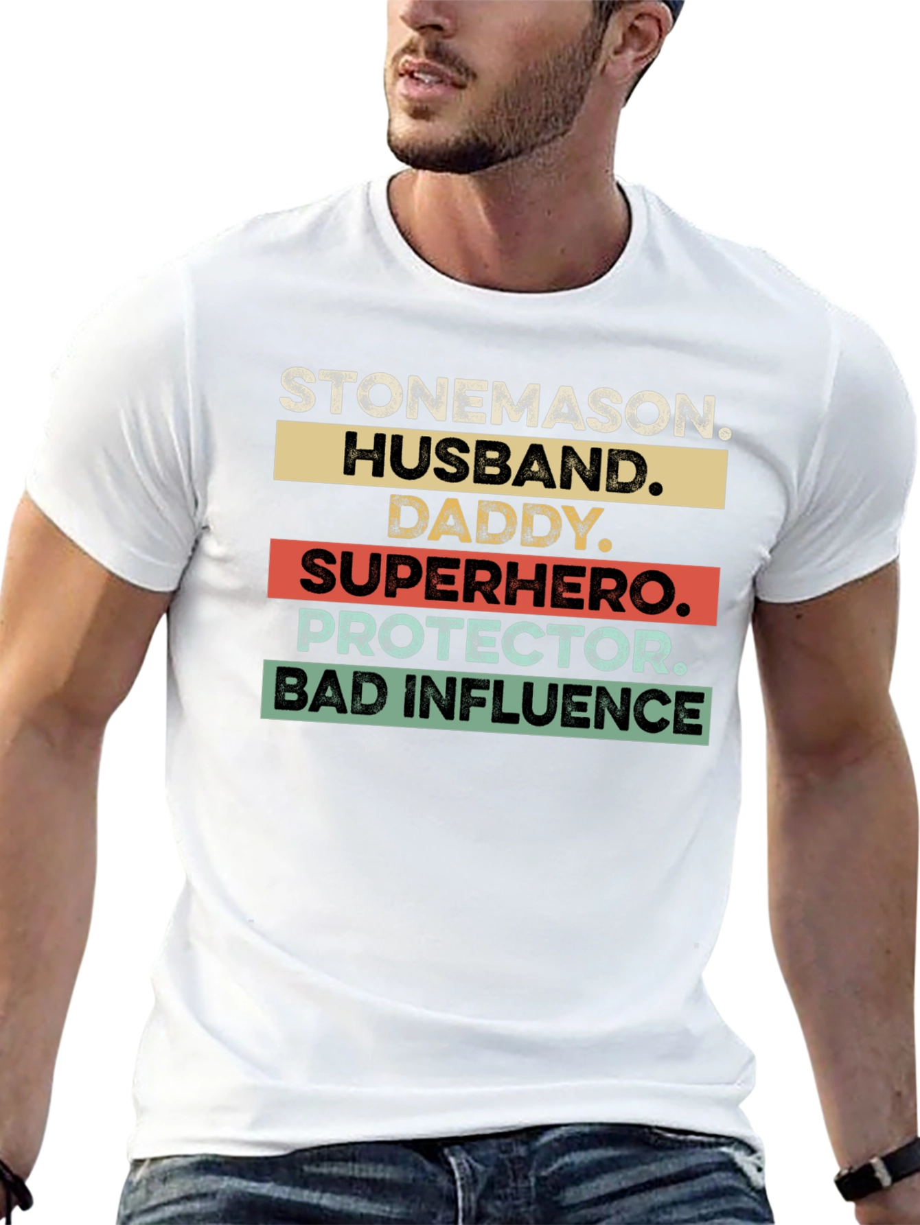 Stonemason Hero Graphic T-Shirt