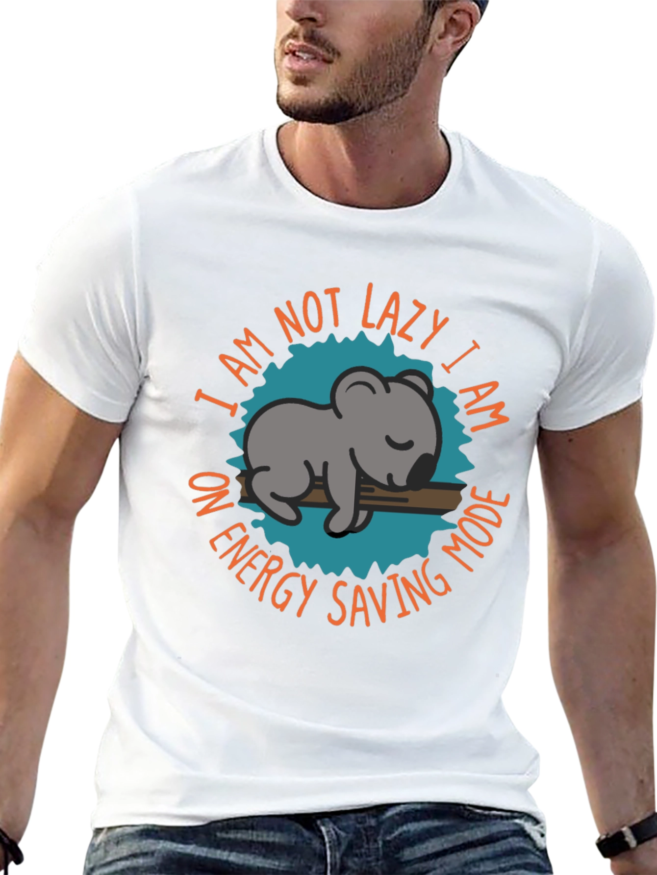 Energy Saving Mode Koala T-Shirt Relaxed Fit