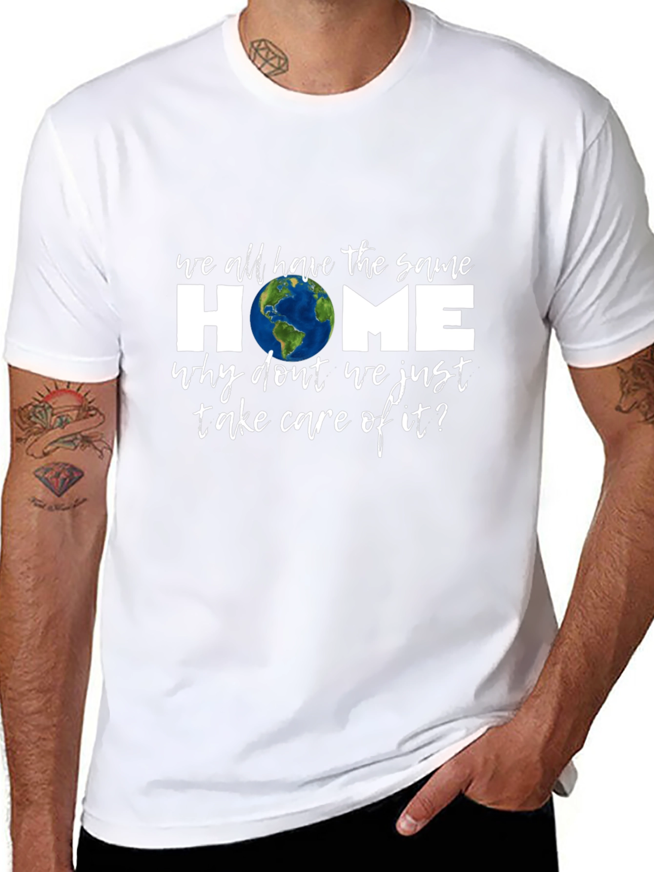 Eco-Friendly Same Home Graphic T-Shirt