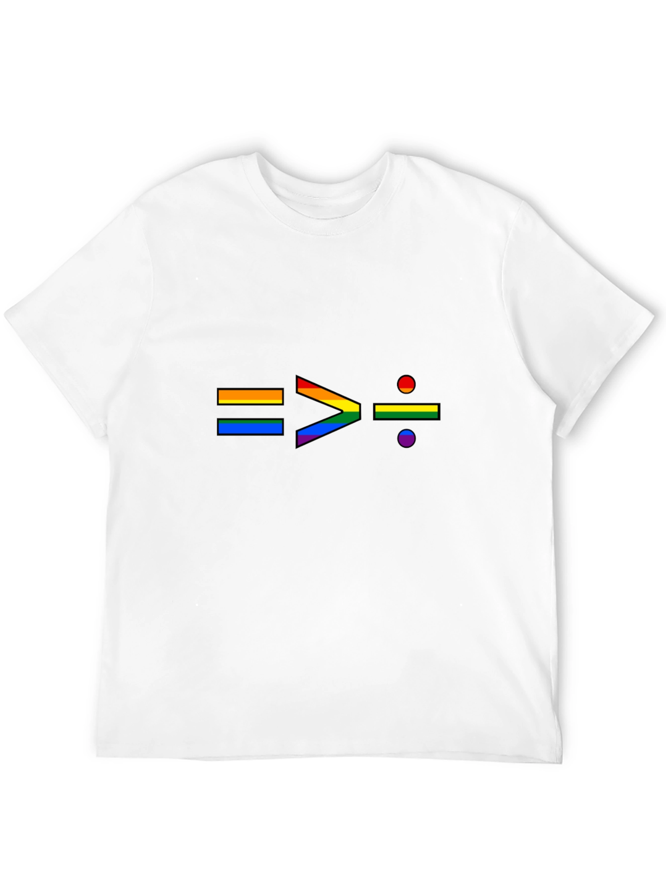 LGBTQ Equality T-Shirt - Love is Greater Than Division