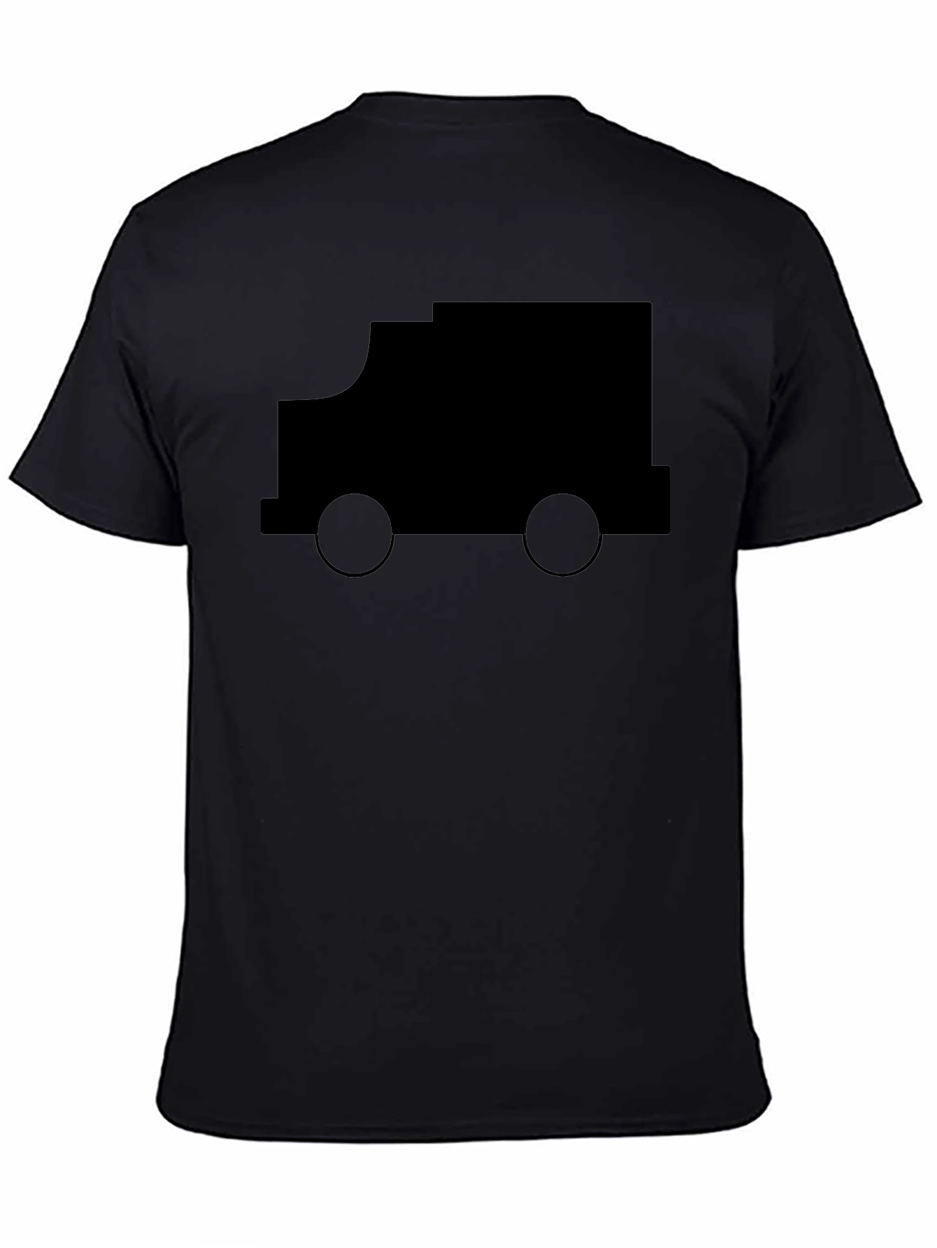 Truck Silhouette Graphic Tee - Black