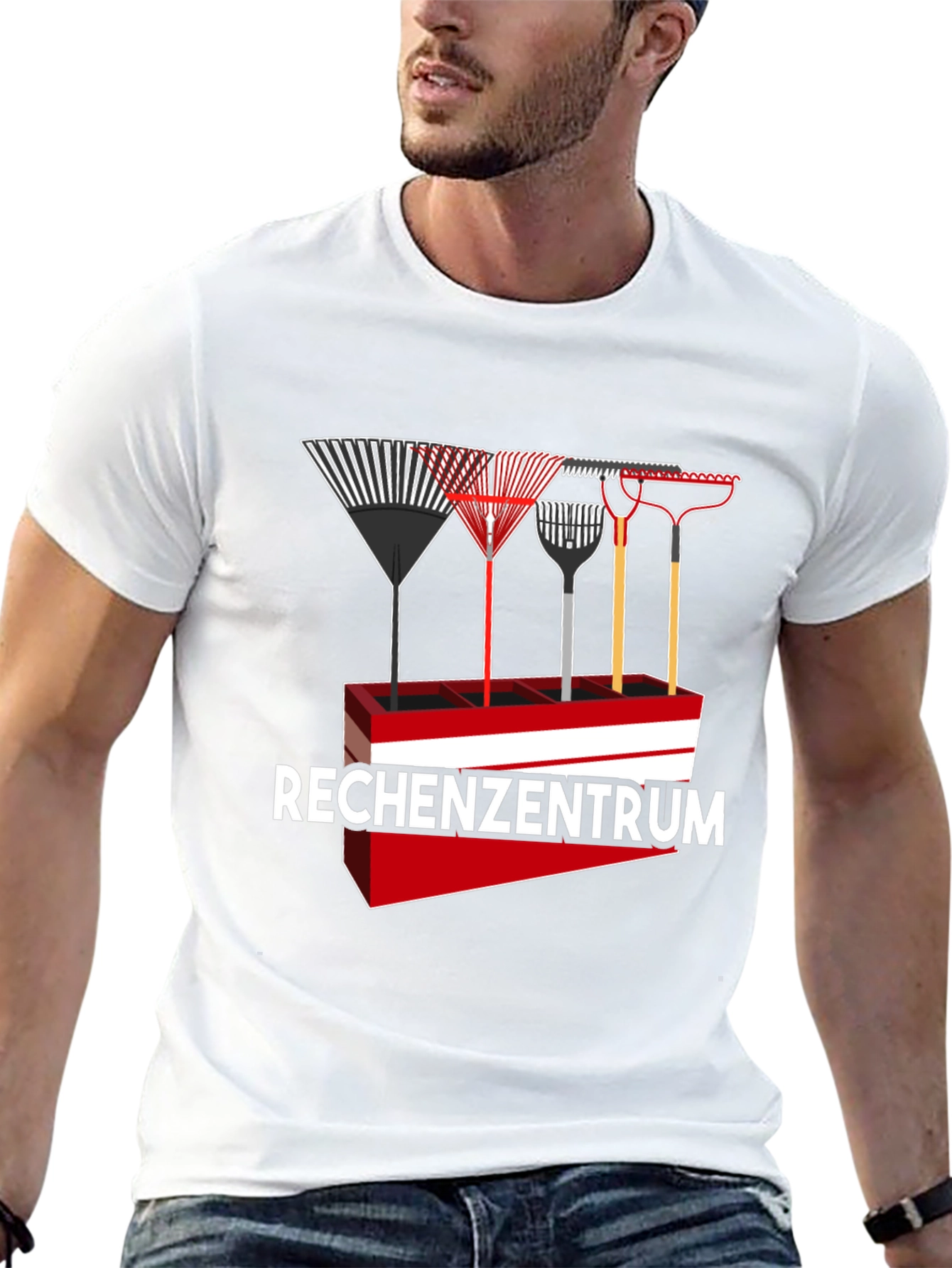 Rechenzentrum Rakes Graphic T-Shirt