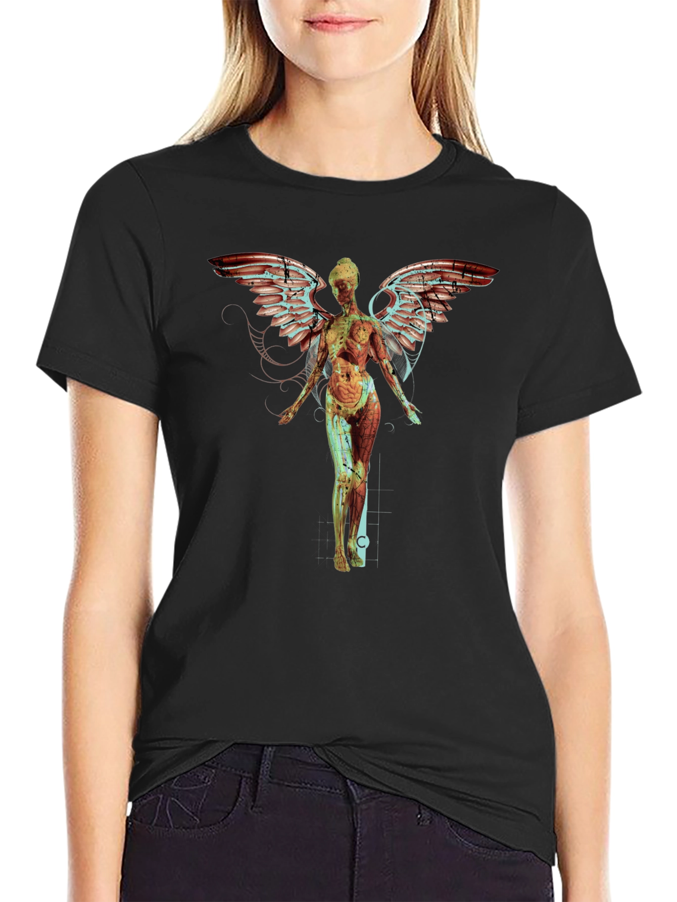 Nirvana In Utero Angel T-Shirt