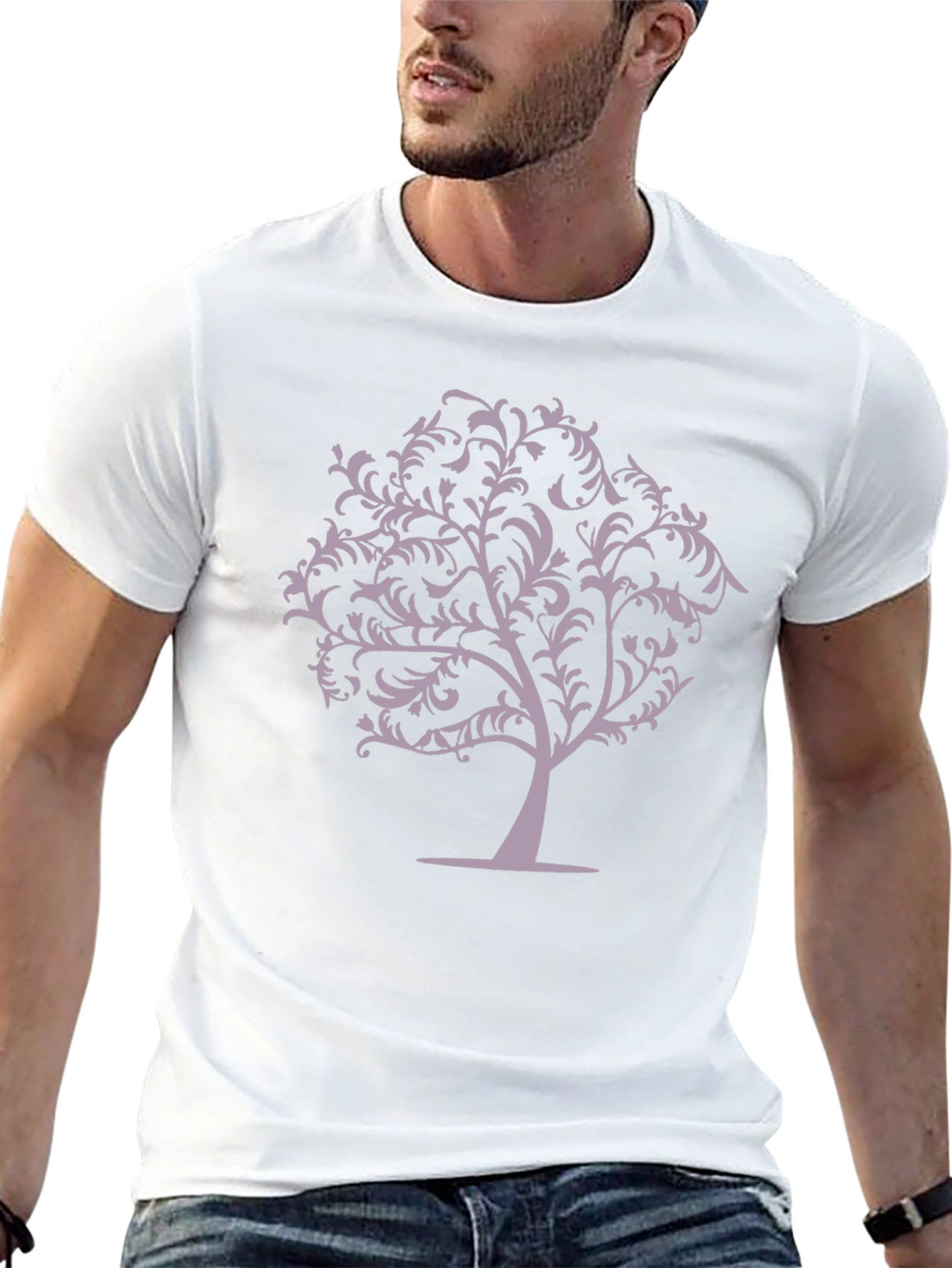 Elegant Tree Graphic T-Shirt