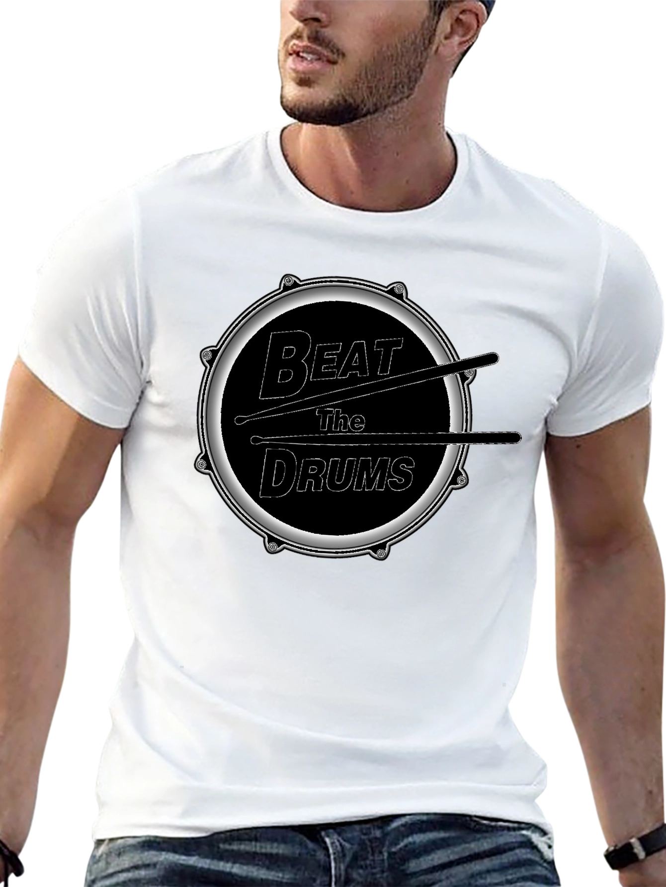 Beat the Drums T-Shirt - Music Lover Tee