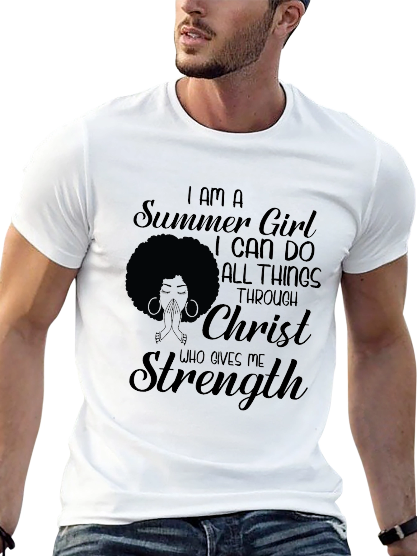I Am A Summer Girl Christian T-Shirt