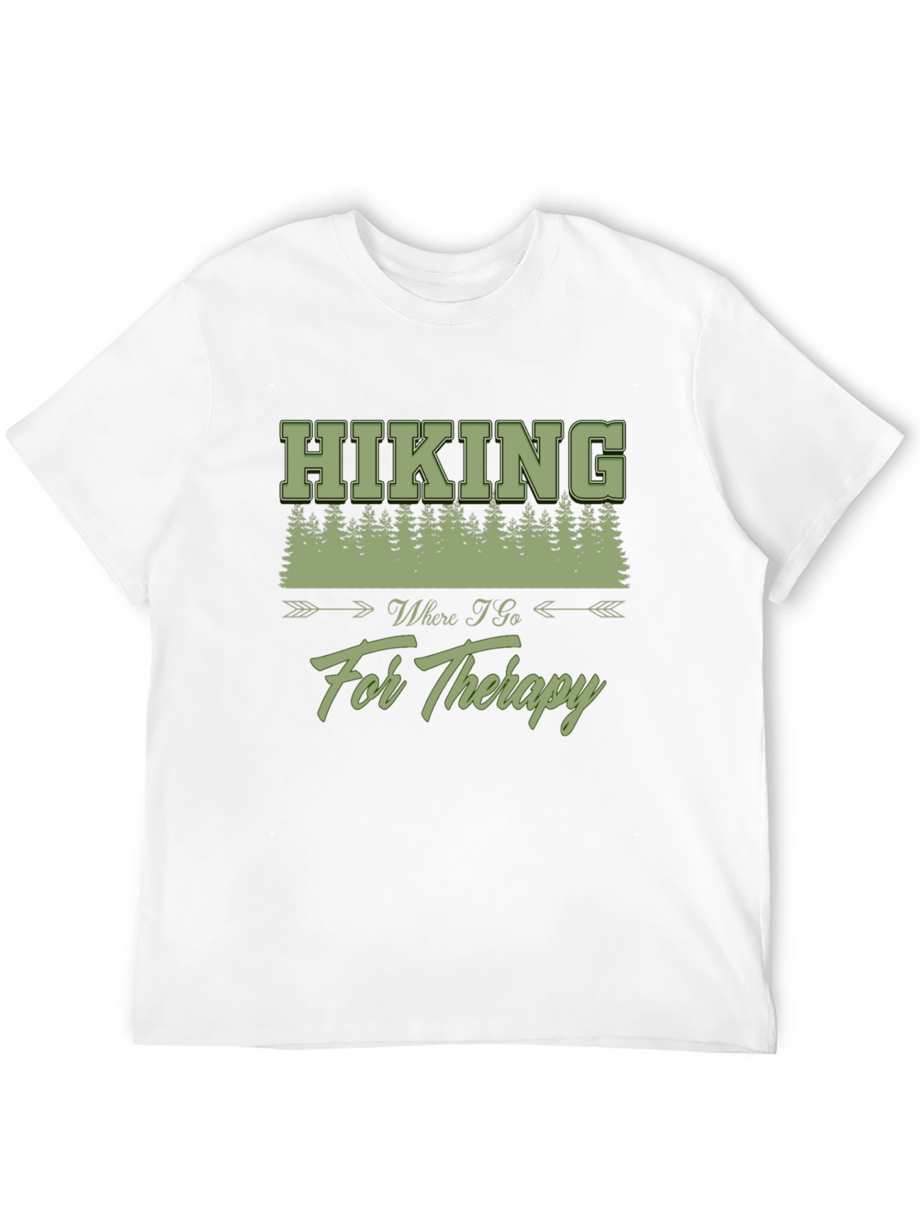Hiking Therapy Tee - Nature Lovers Comfort