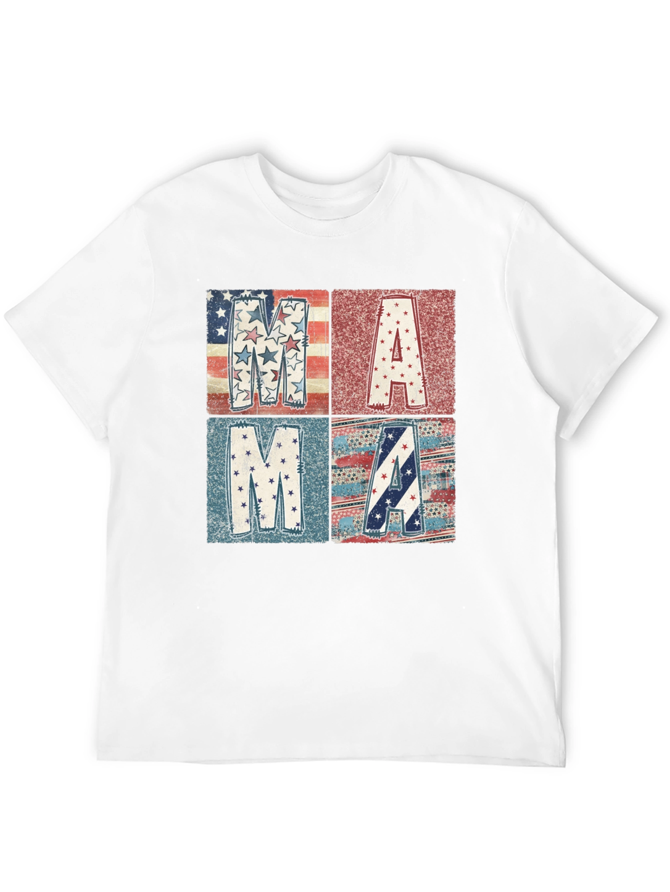 Patriotic Mama Graphic Tee - Black