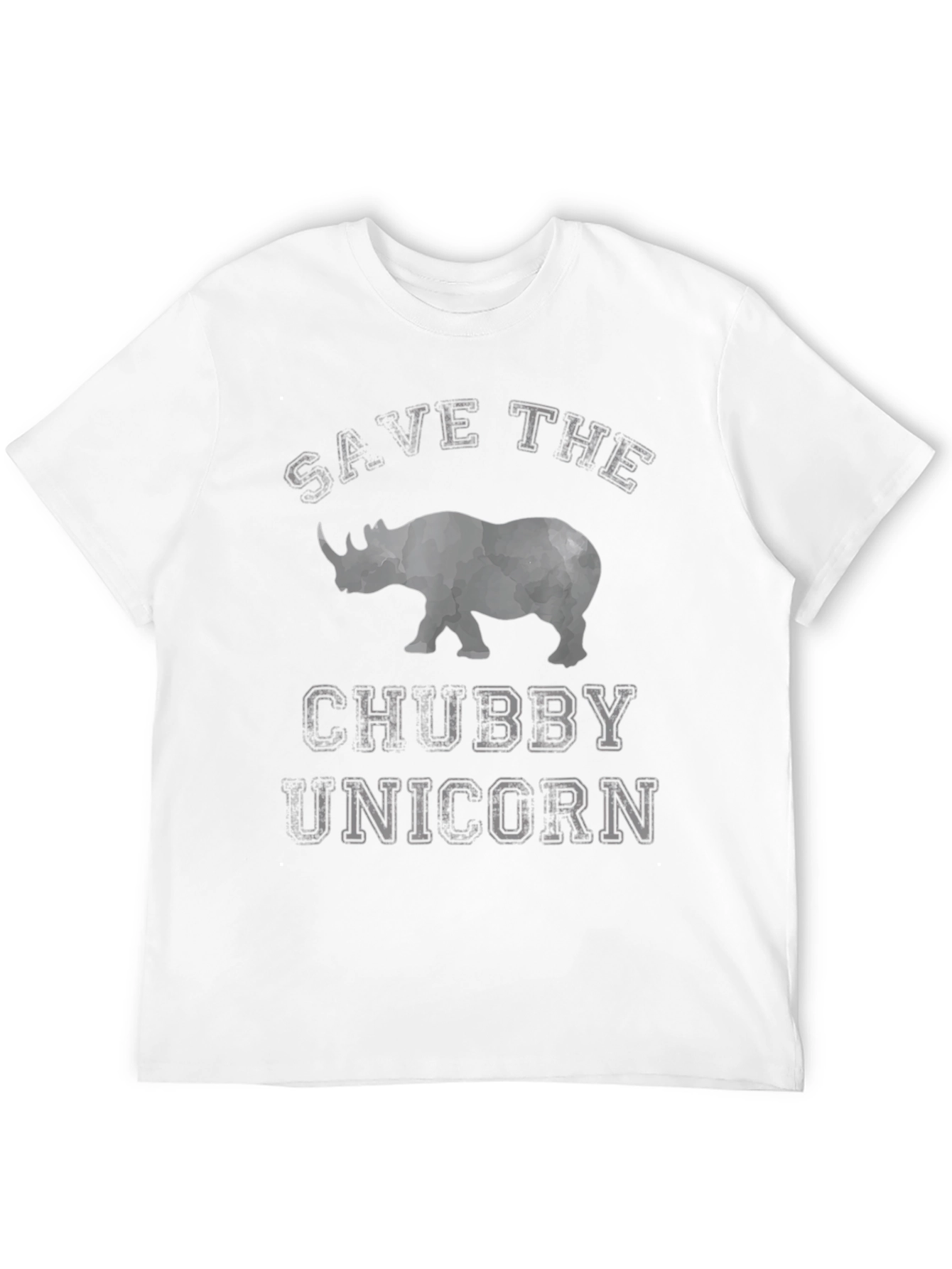 Save the Chubby Unicorn Graphic T-Shirt