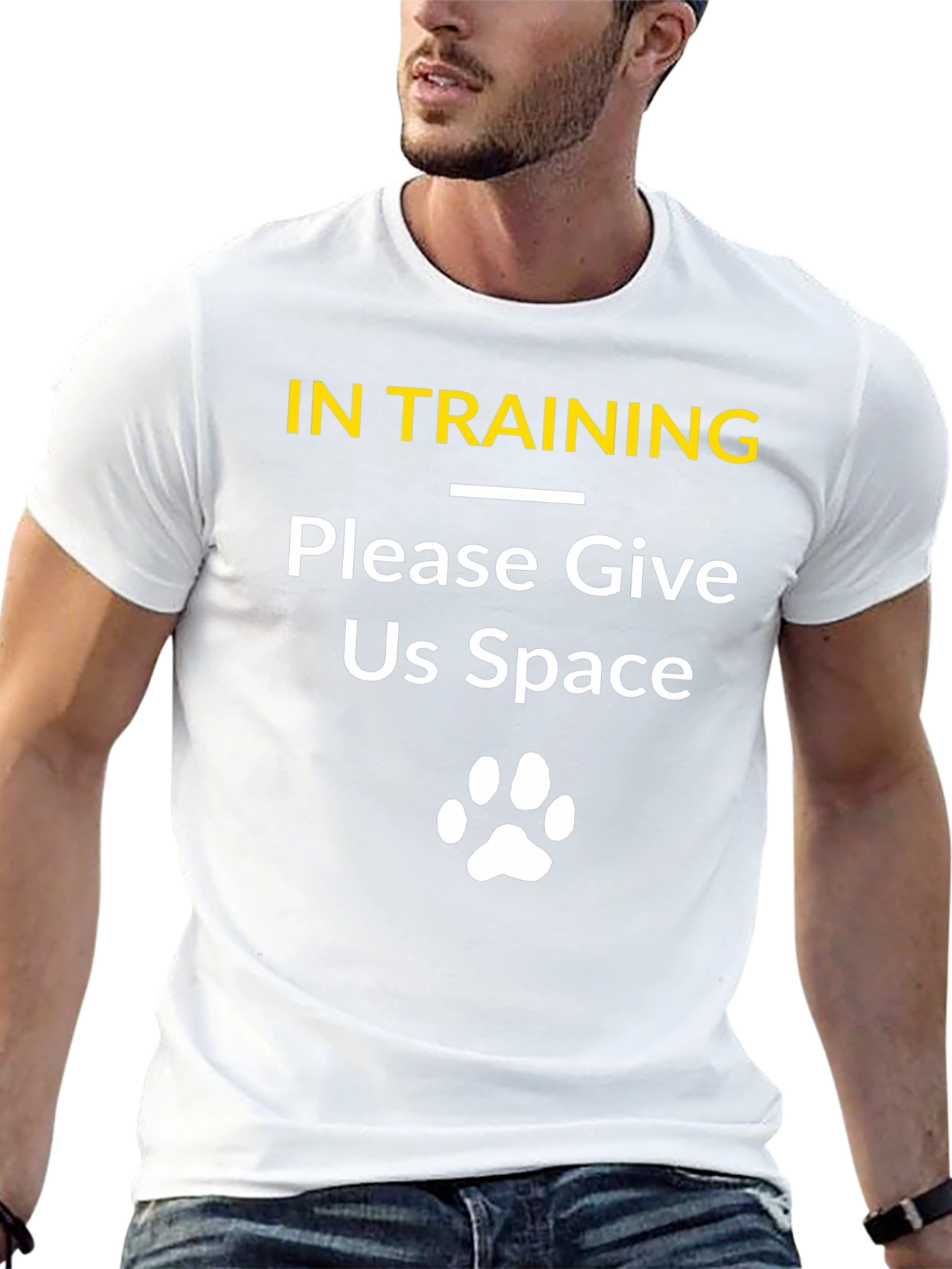 In Training Dog Paw Graphic T-Shirt