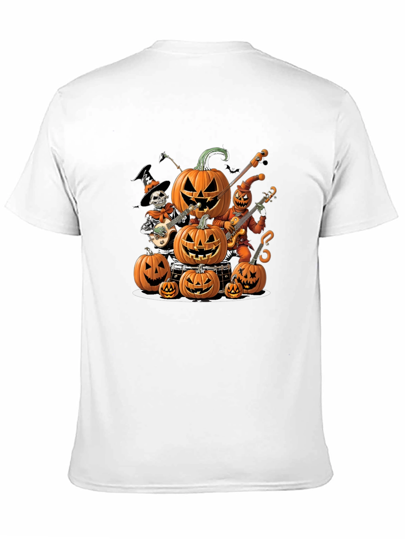 Halloween Pumpkin Band T-Shirt