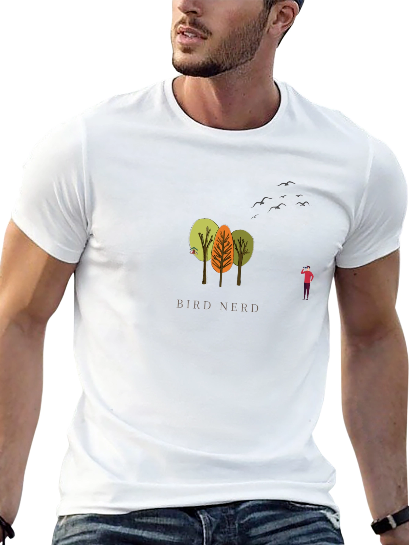 Bird Nerd Graphic Tee - Nature Lovers T-Shirt
