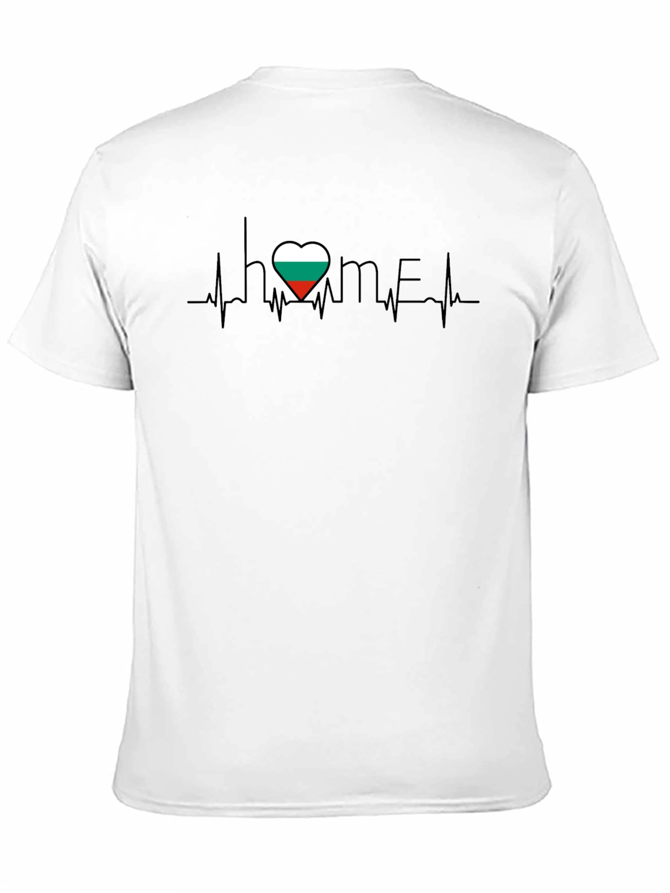 Bulgaria Flag Heartbeat T-Shirt