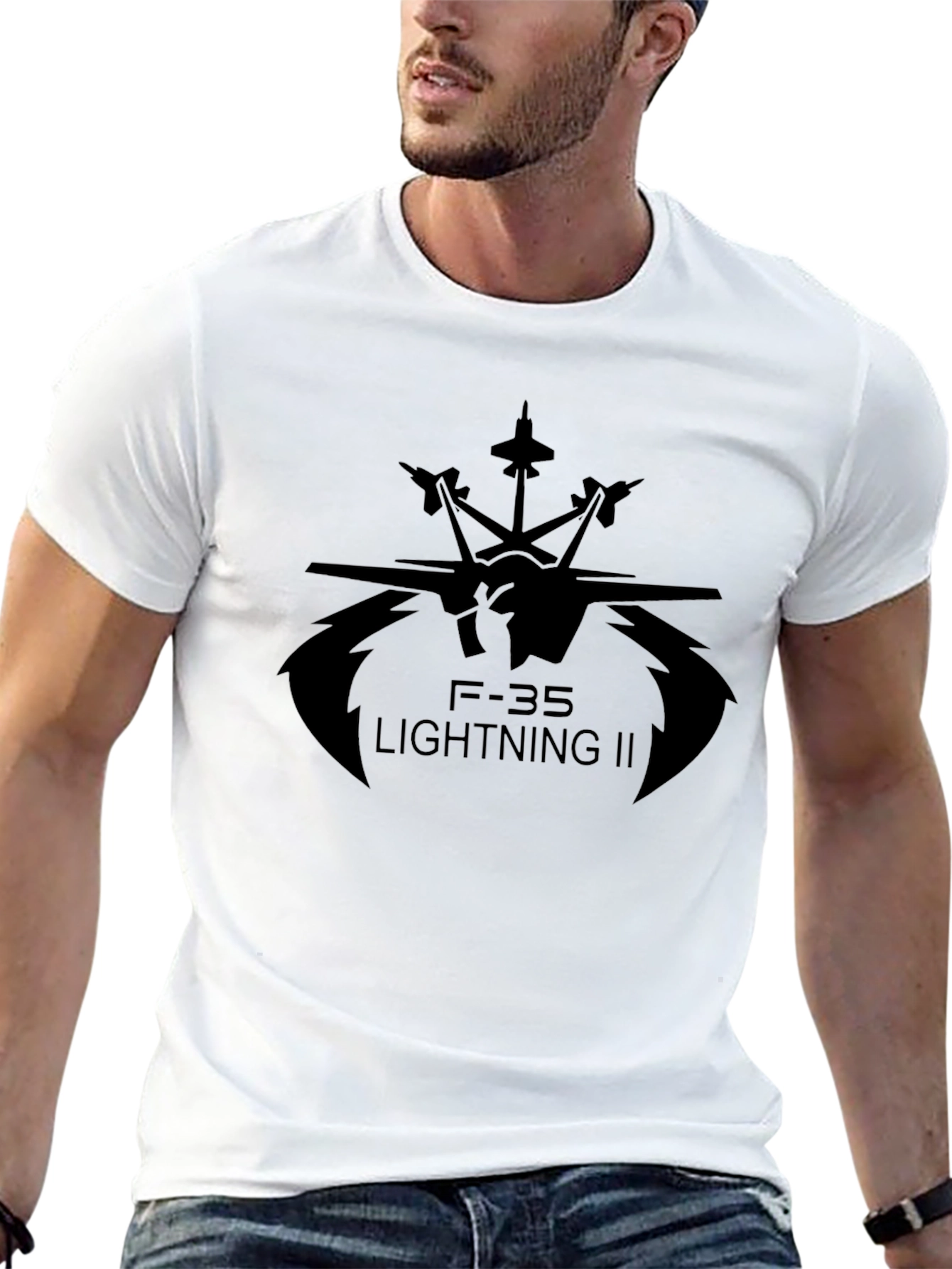 F-35 Lightning II Black T-Shirt