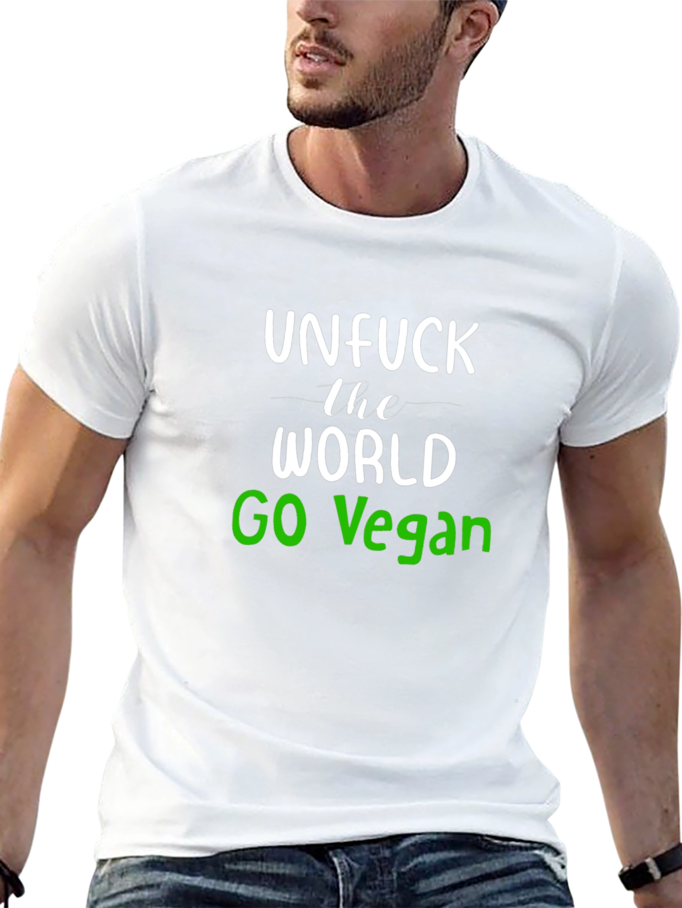 Unfuck the World Go Vegan T-Shirt