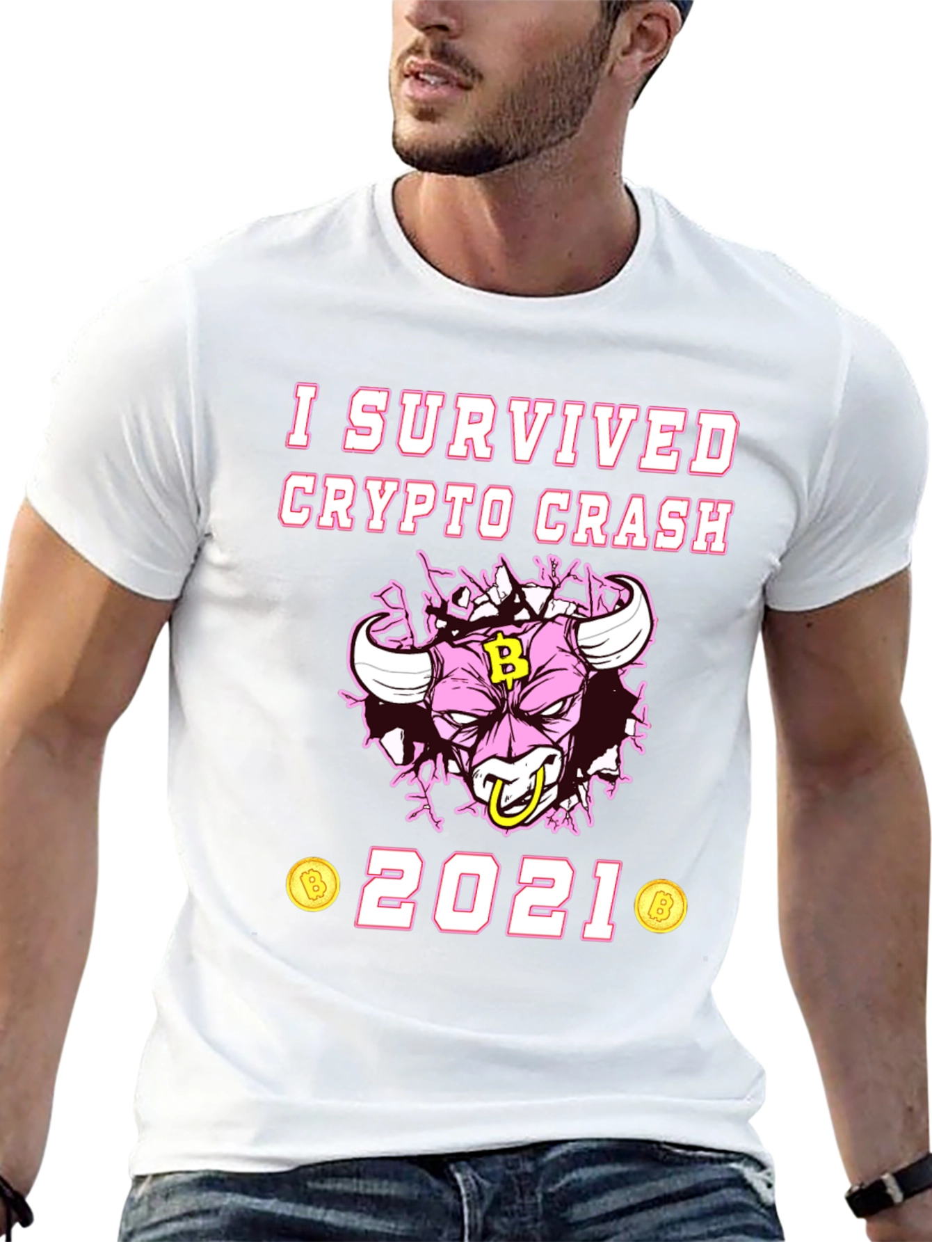 I Survived Crypto Crash 2021 Graphic Tee