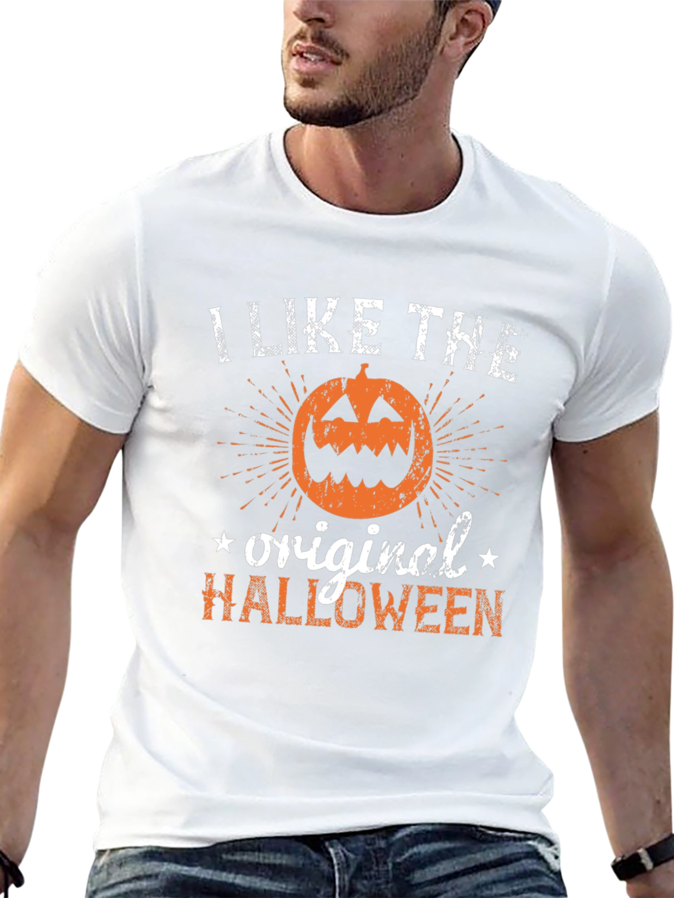 Original Halloween Pumpkin Graphic Tee