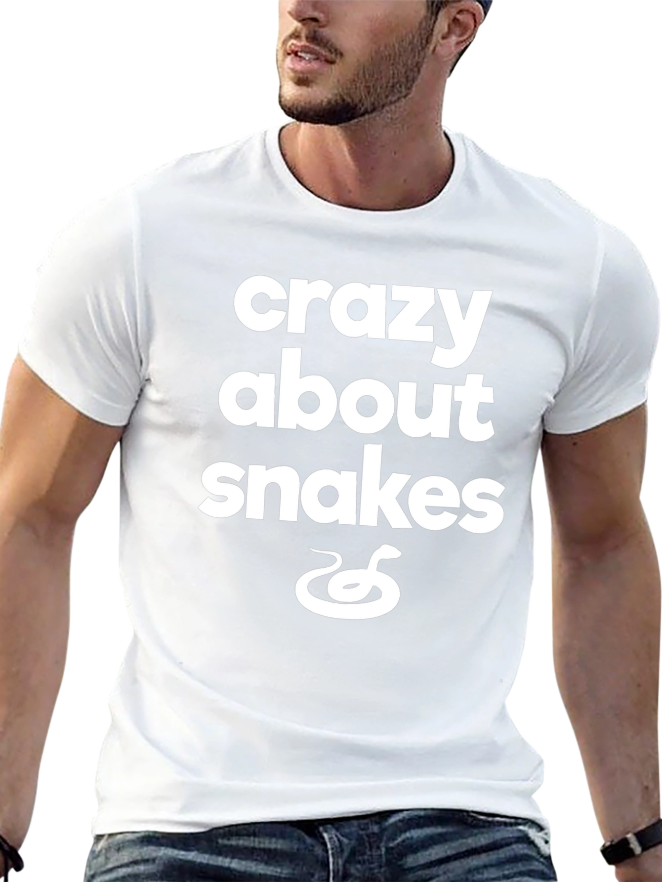 Crazy About Snakes Graphic Tee