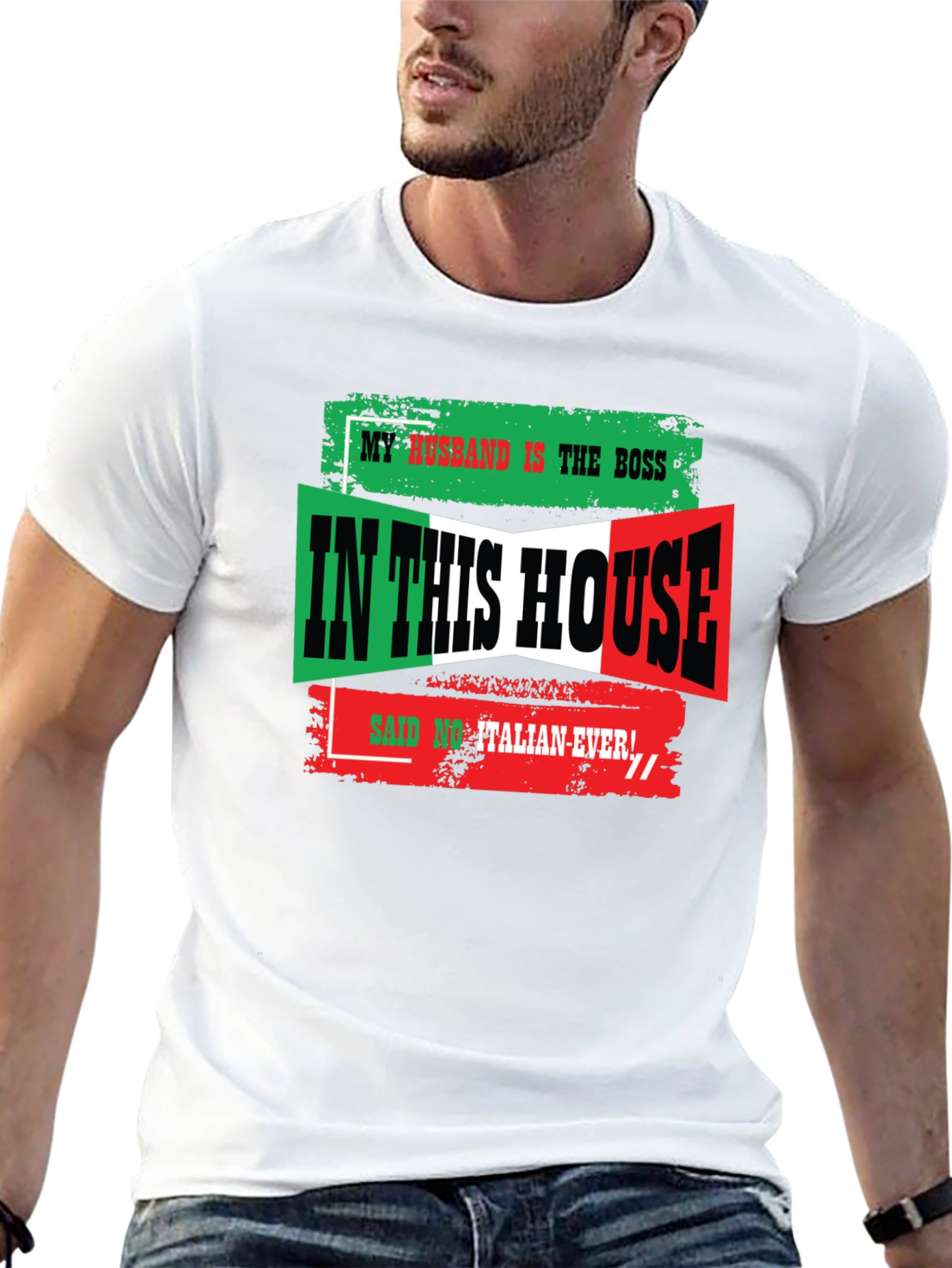 Italian Pride T-Shirt - Boss Husband Design