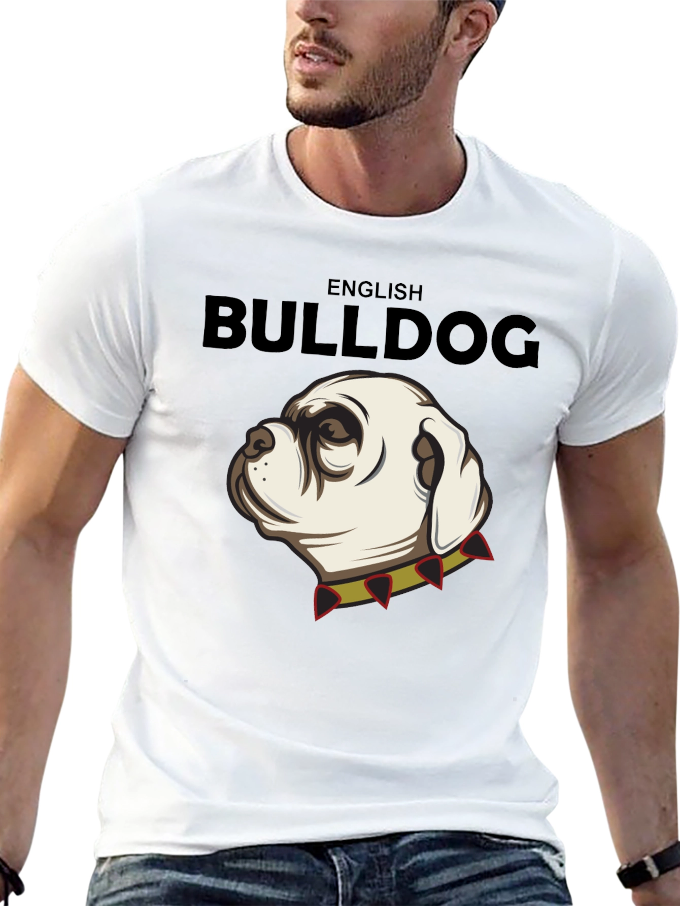 English Bulldog Cartoon T-Shirt – Cute Dog Lover Tee