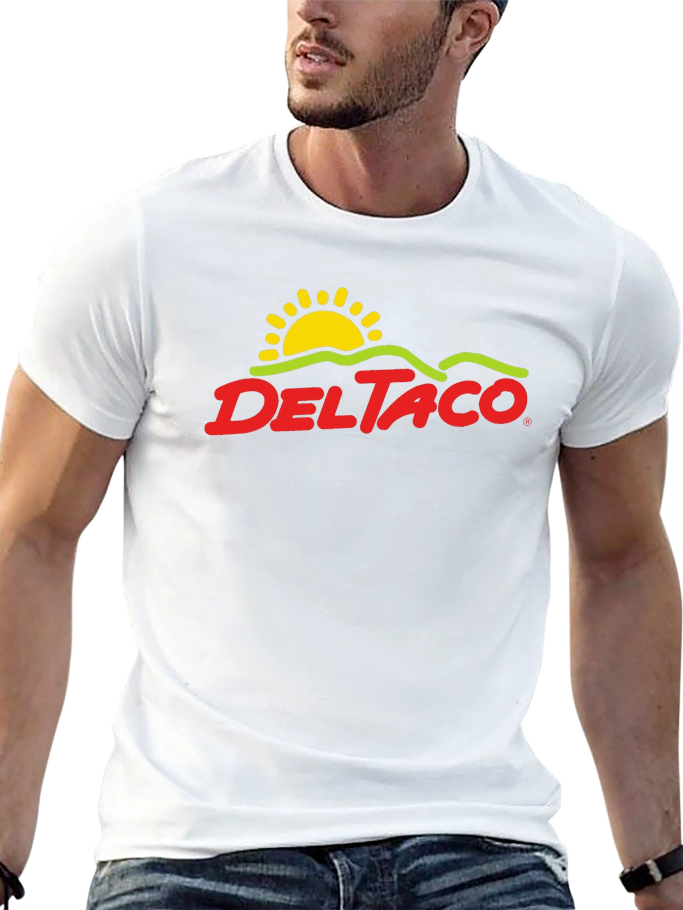 Delta Taco Graphic Tee - Black Cotton Blend