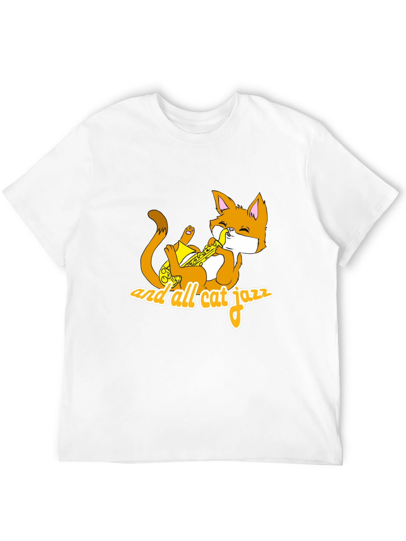 Cool Cat Jazz Black T-Shirt