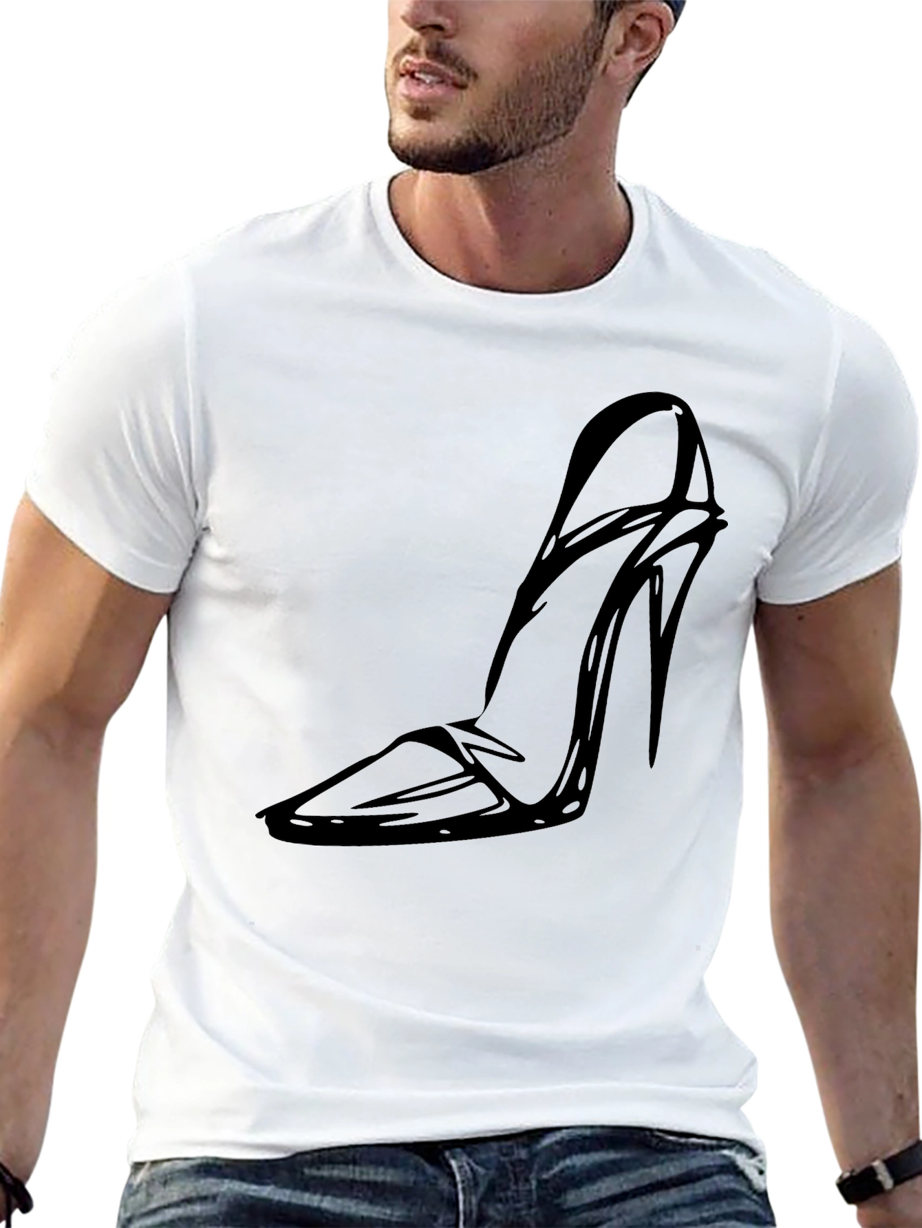 Black Shoe Graphic Tee