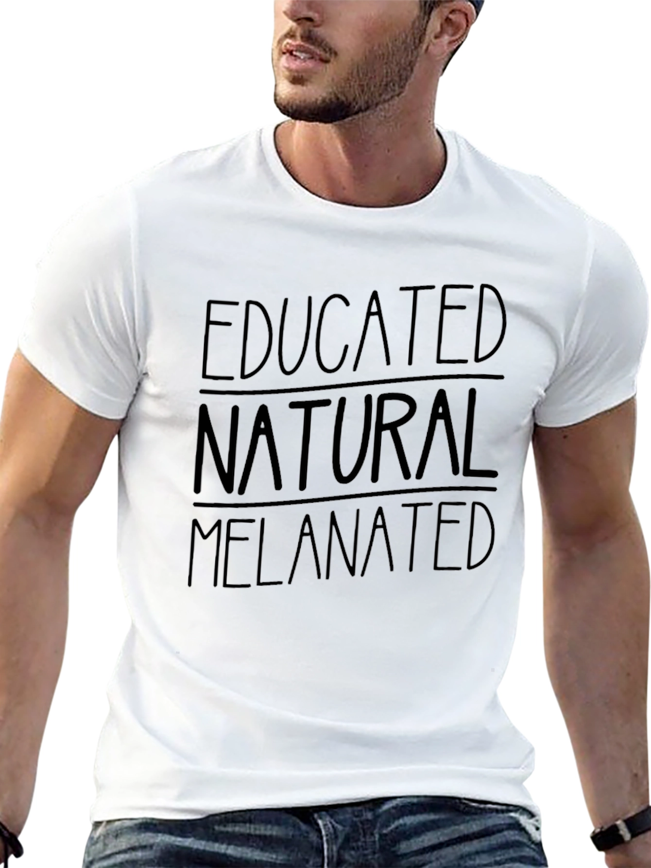 Educated Natural Melanated Graphic Tee