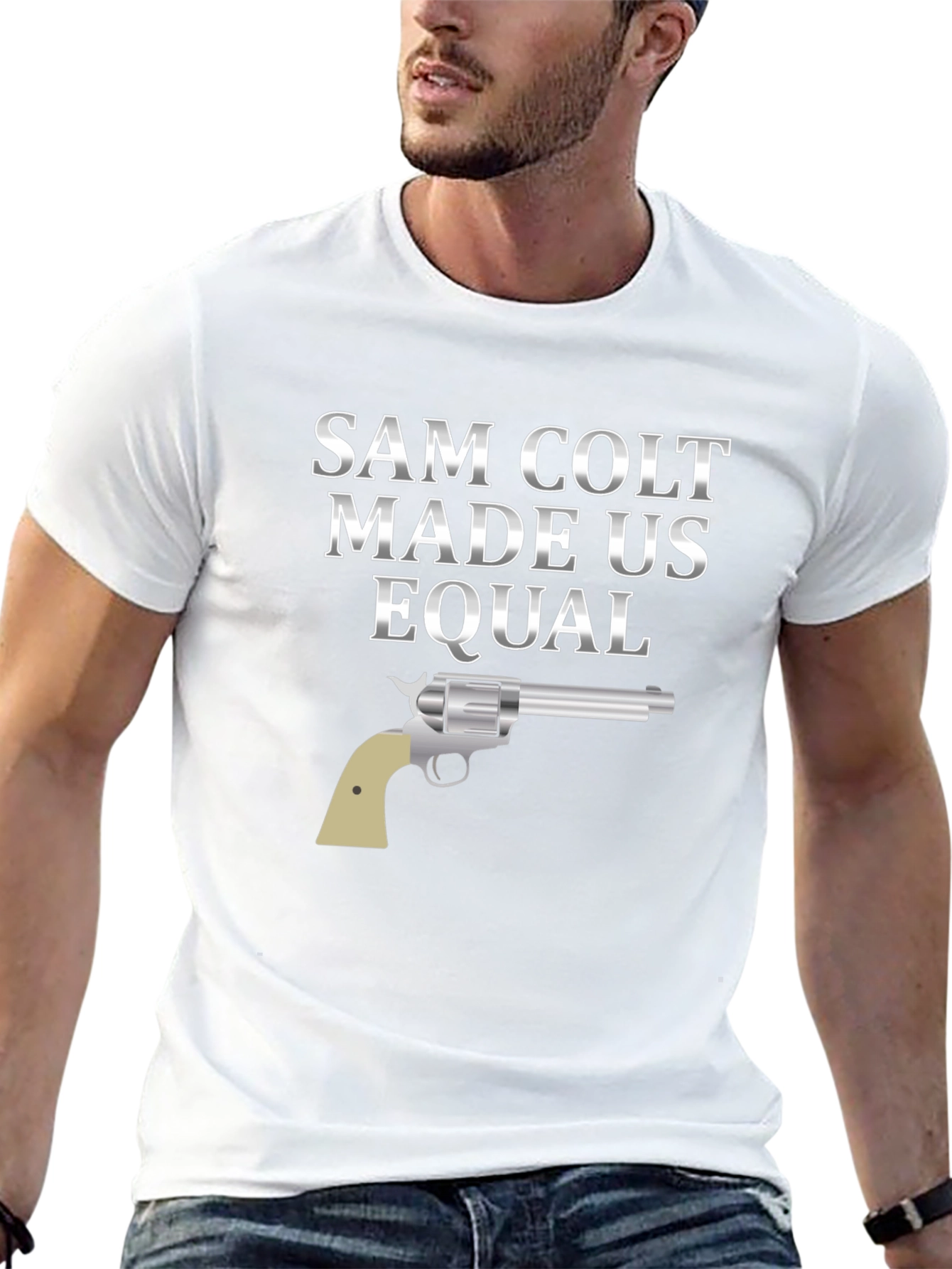 Sam Colt Made Us Equal T-Shirt - Black