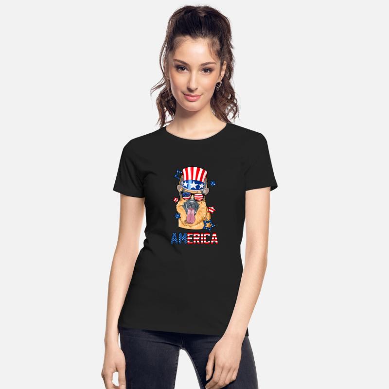 America German Shepherd Dog Owner 4th of July