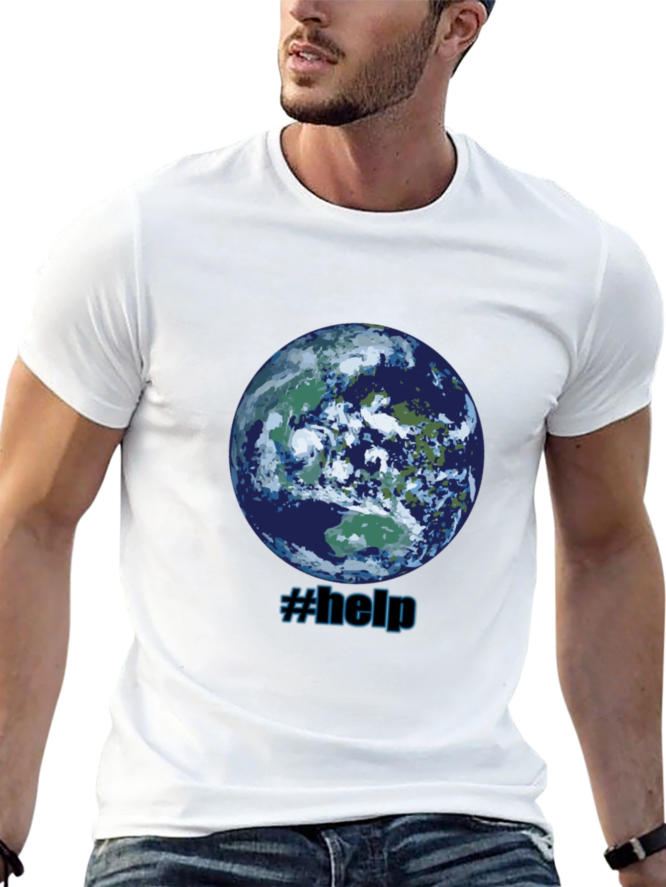Earth Graphic Tee - Help Save the Planet