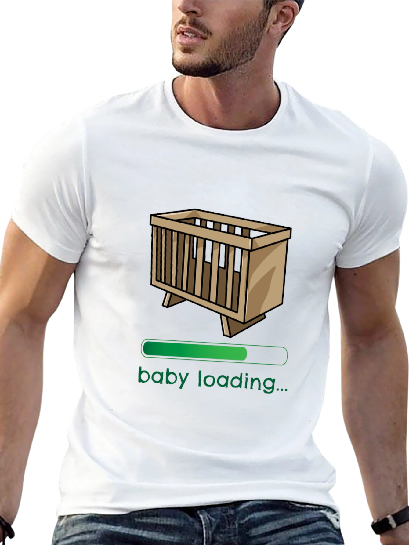 Baby Loading Funny Graphic T-Shirt