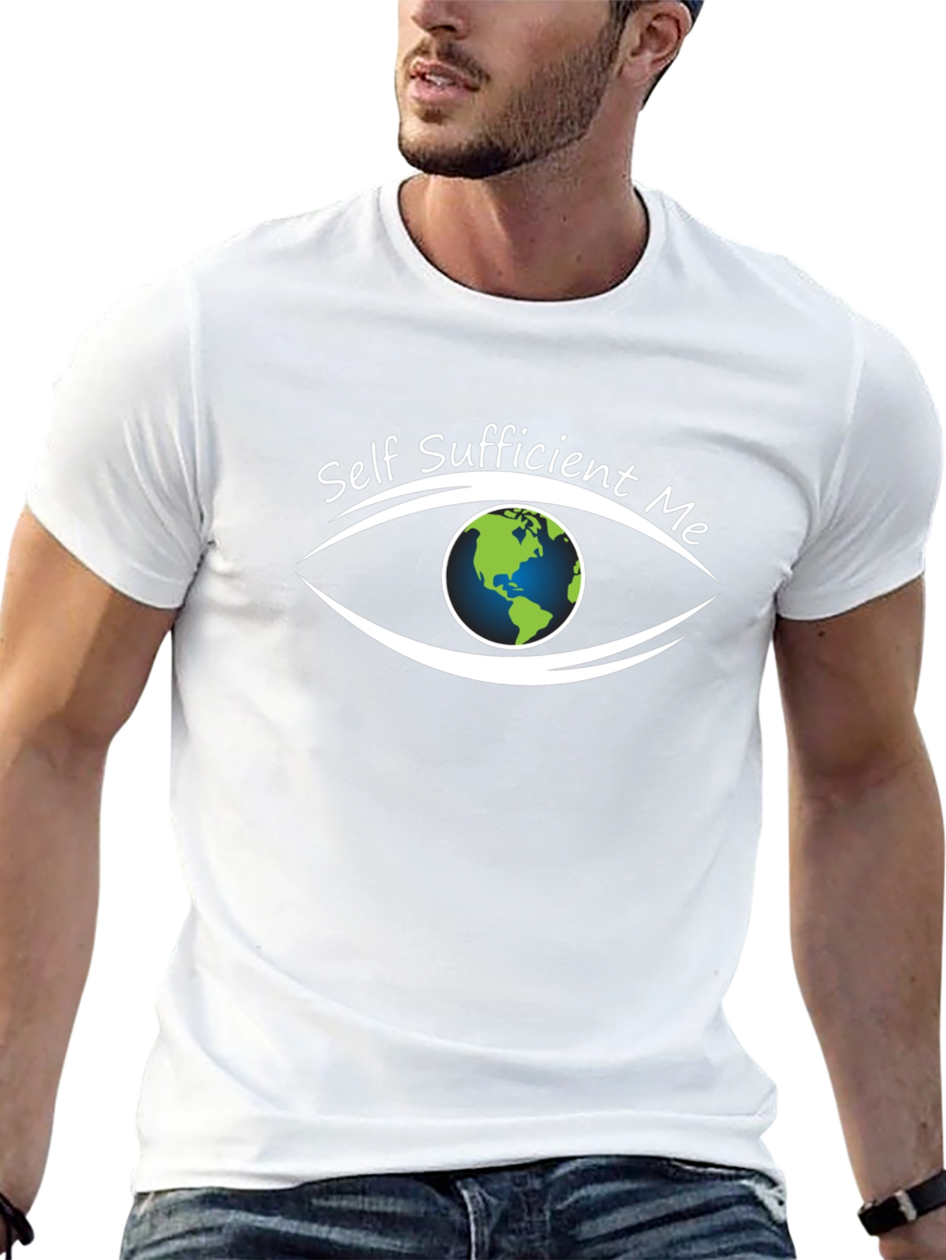 Self Sufficient Me Eye T-Shirt - Black