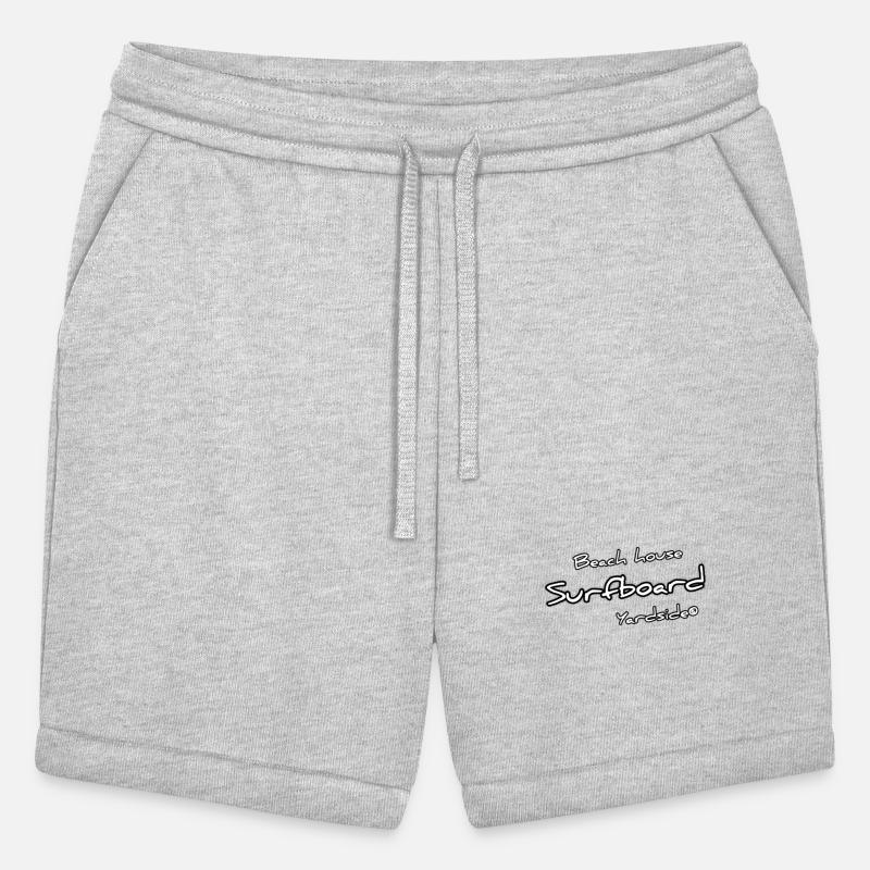 Beach house Surfboard Yardside font logo white